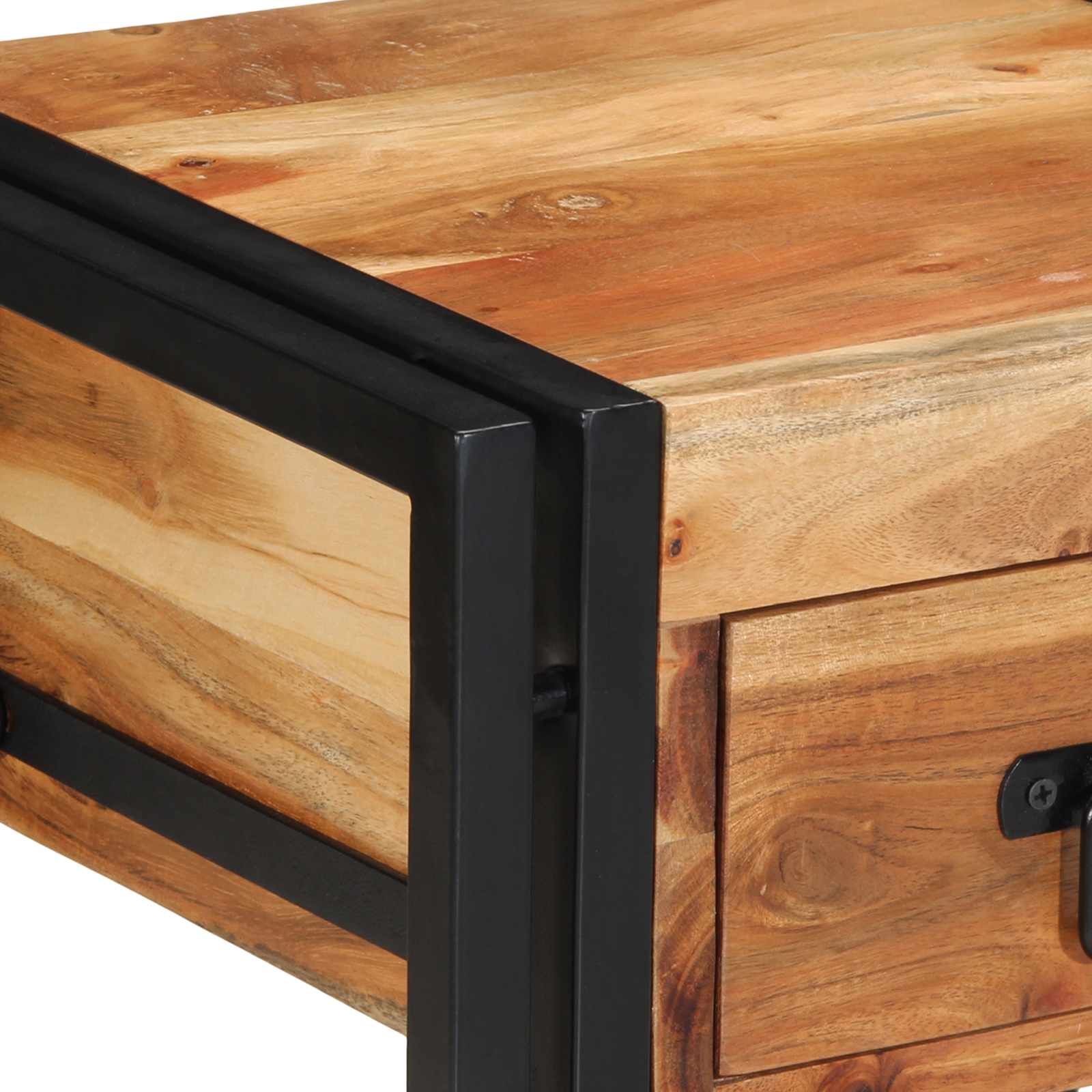 Nightstand 40x35x50 cm Solid Acacia Wood - Image 8