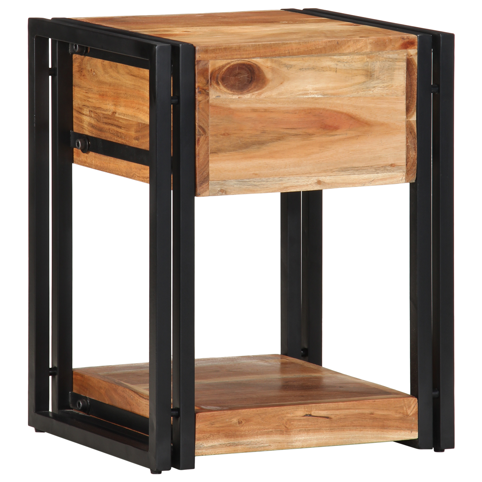 Nightstand 40x35x50 cm Solid Acacia Wood - Image 5