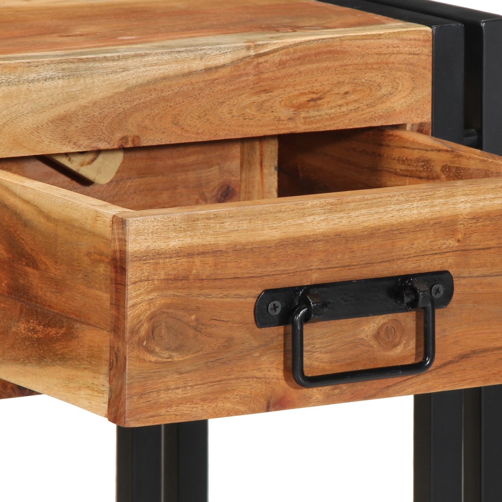 Nightstands 2 pack 40x35x50 cm Solid Acacia Wood - Image 10