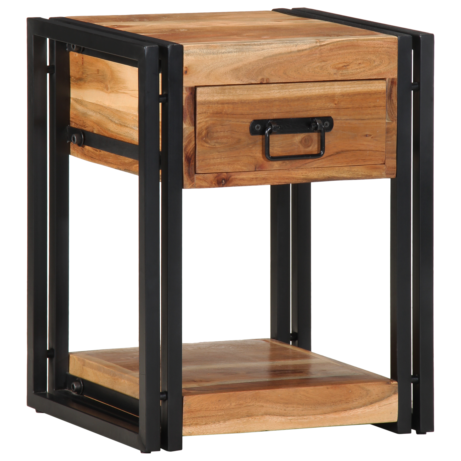 Nightstands 2 pack 40x35x50 cm Solid Acacia Wood