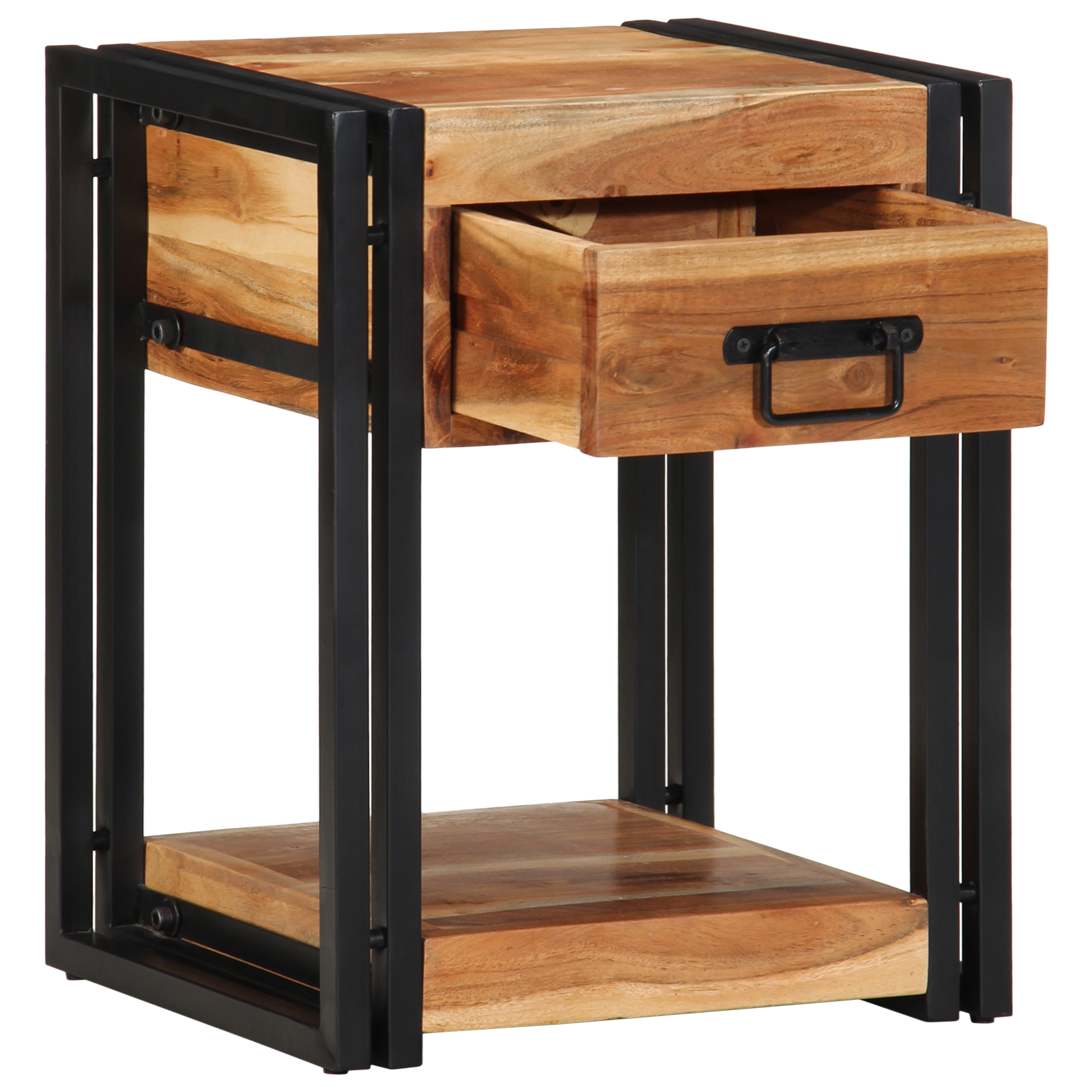 Nightstands 2 pack 40x35x50 cm Solid Acacia Wood - Image 4