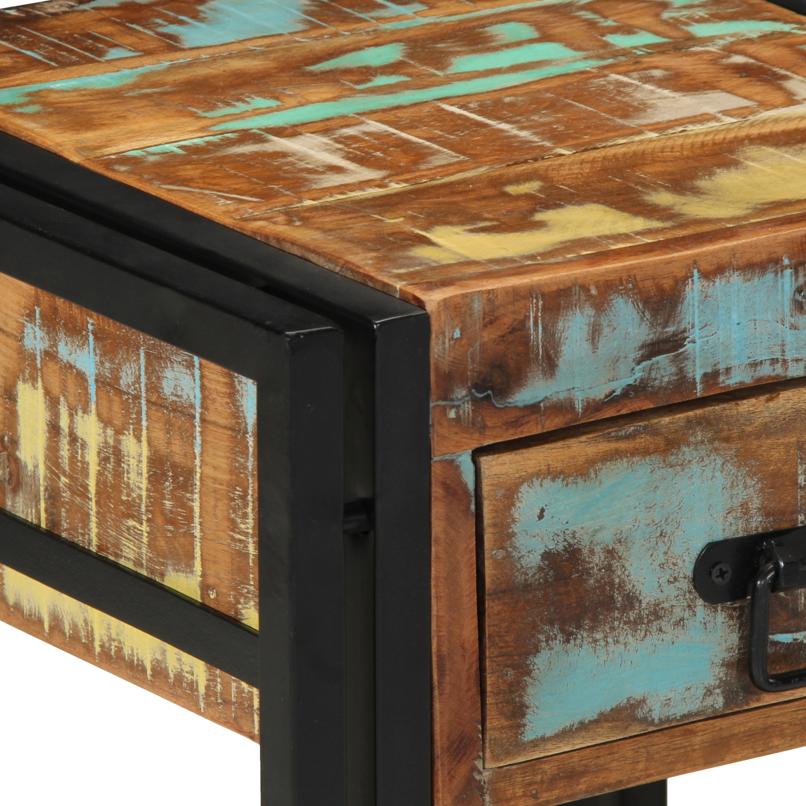 Nightstands 2 pcs 40x40x50 cm Solid Reclaimed Wood - Image 9