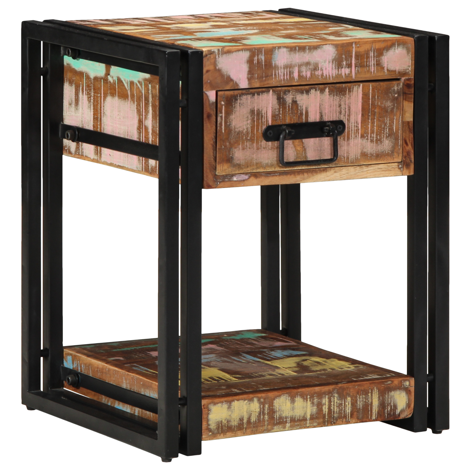 Nightstands 2 pcs 40x40x50 cm Solid Reclaimed Wood - Image 4