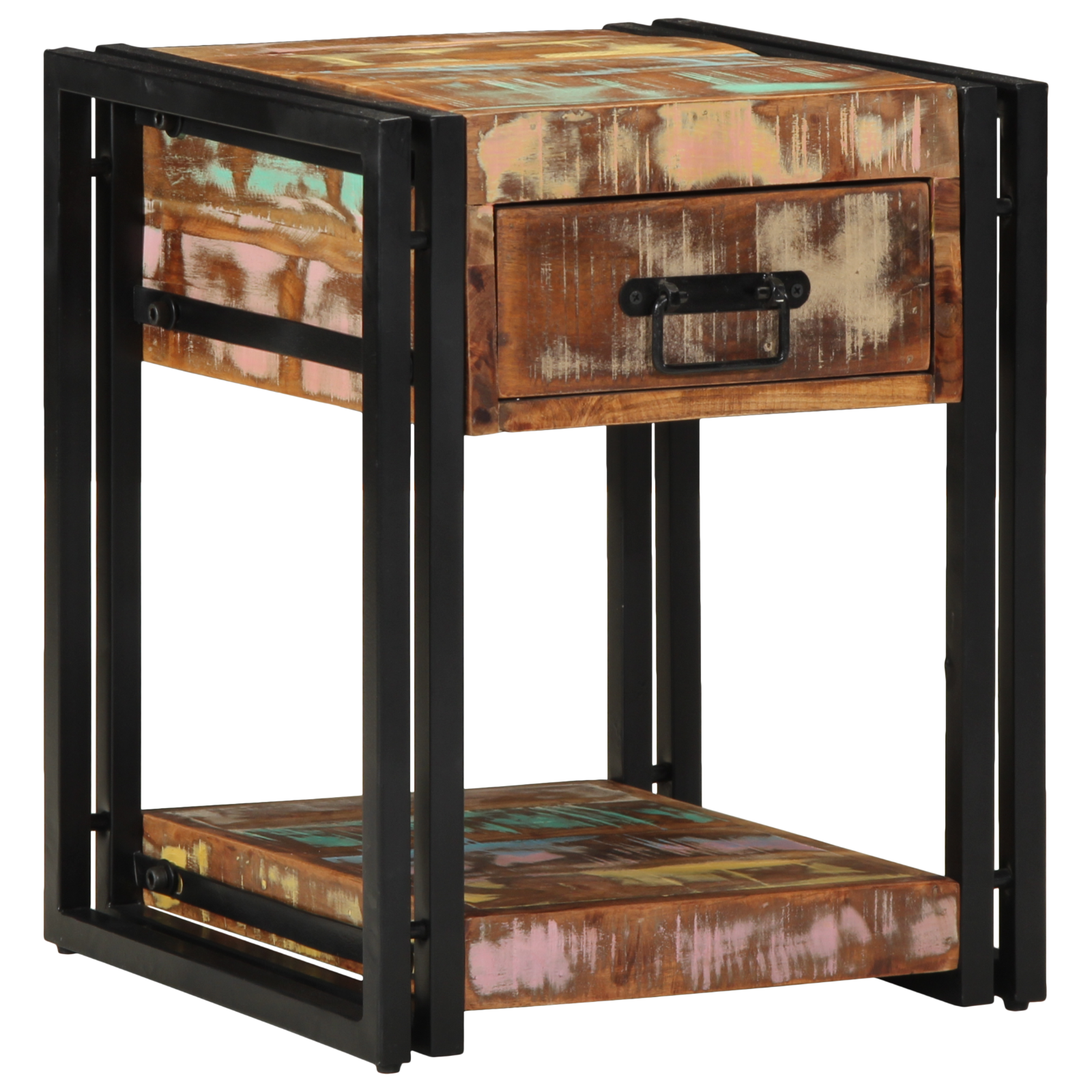 Nightstands 2 pcs 40x40x50 cm Solid Reclaimed Wood - Image 5