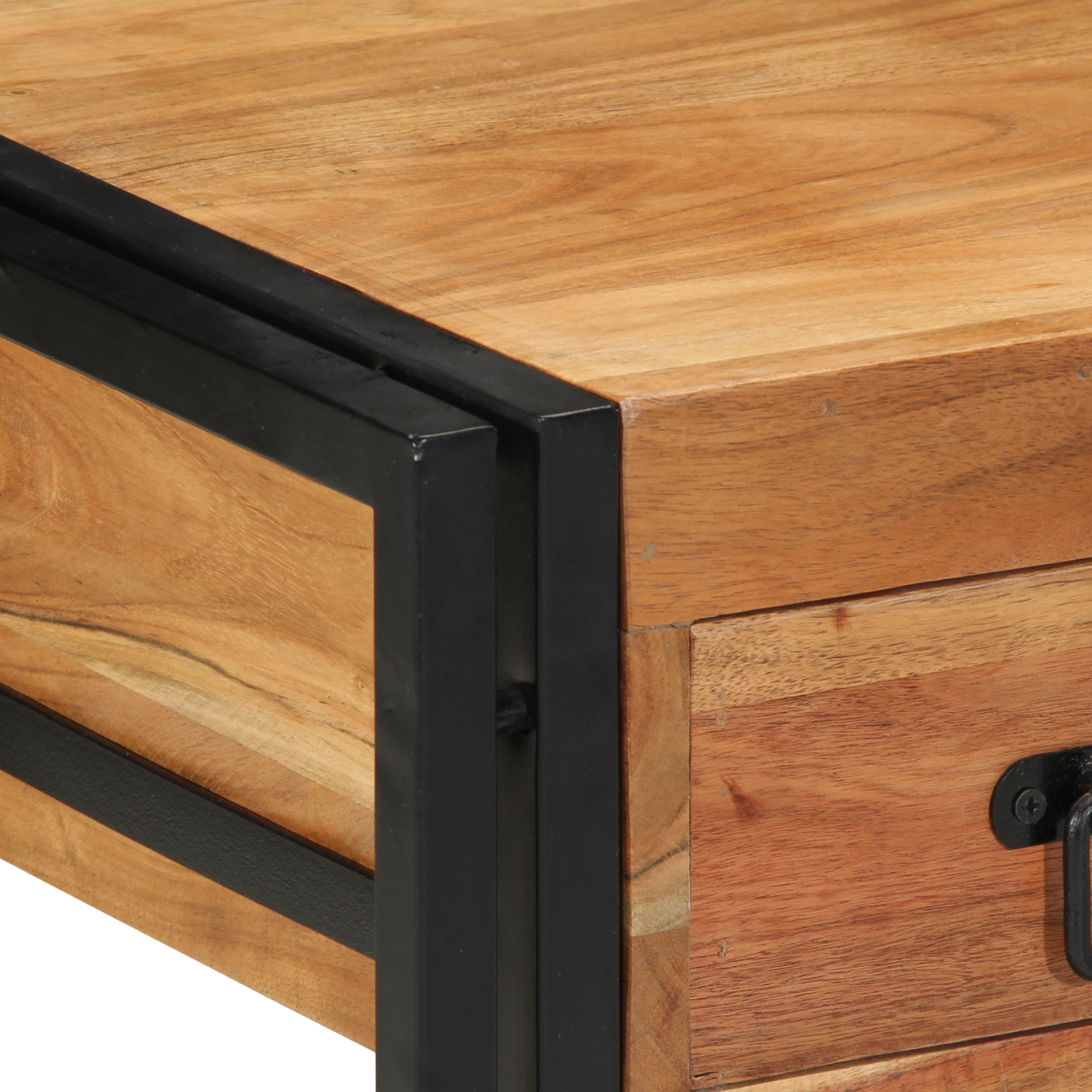 Nightstand 40x40x50 cm Solid Acacia Wood - Image 8