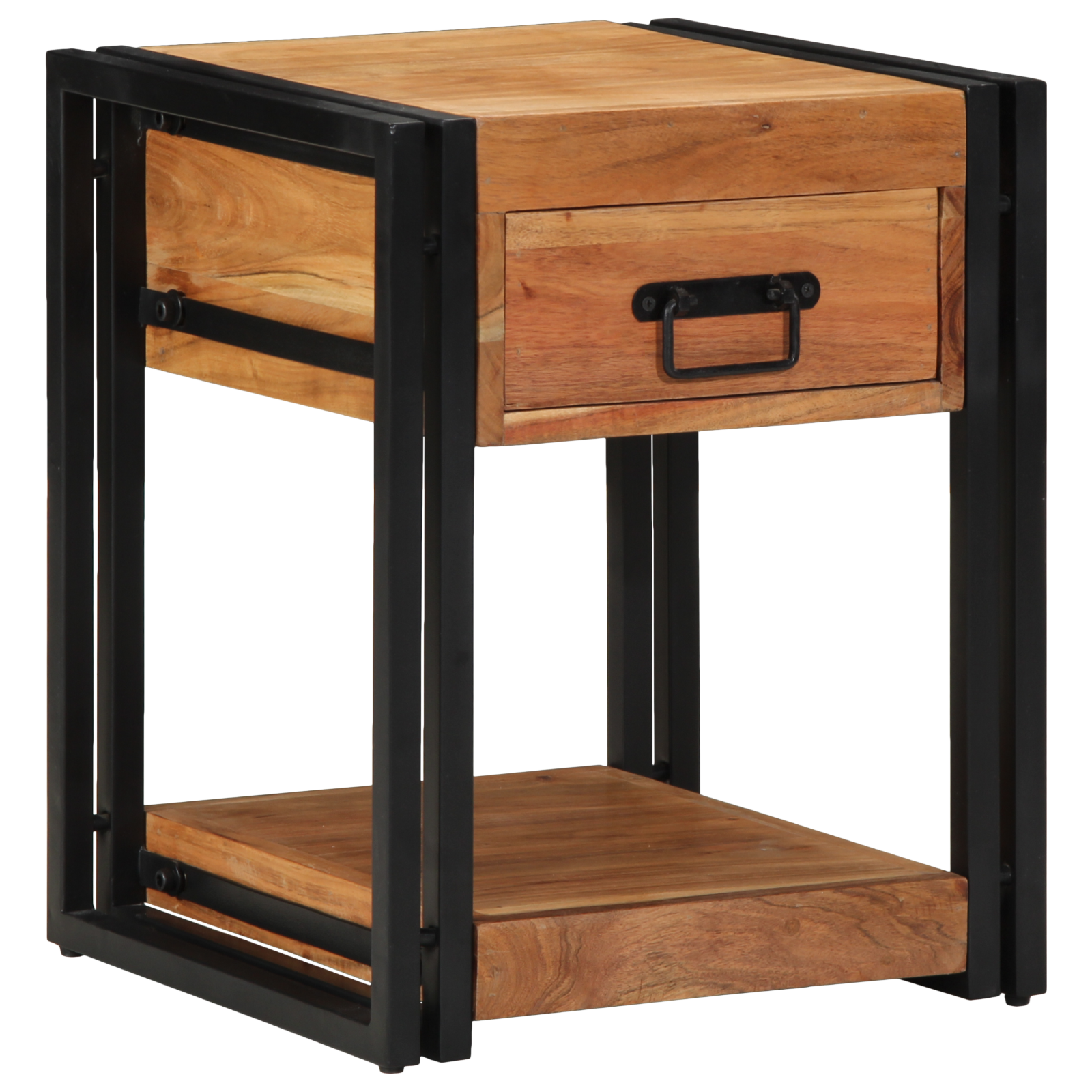 Nightstand 40x40x50 cm Solid Acacia Wood - Image 2