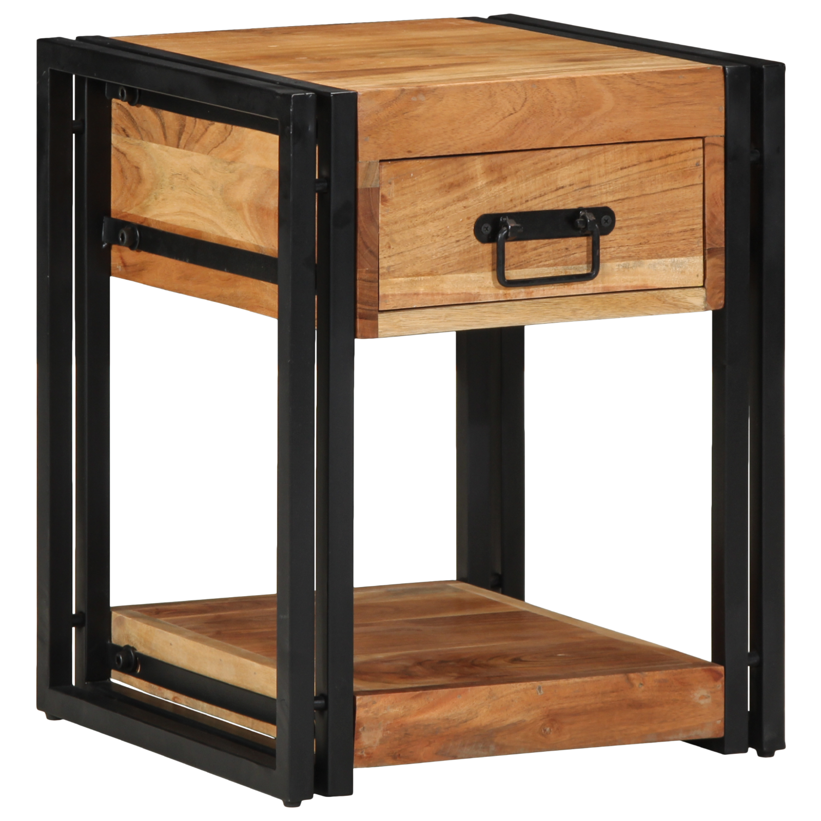Nightstand 40x40x50 cm Solid Acacia Wood - Image 3