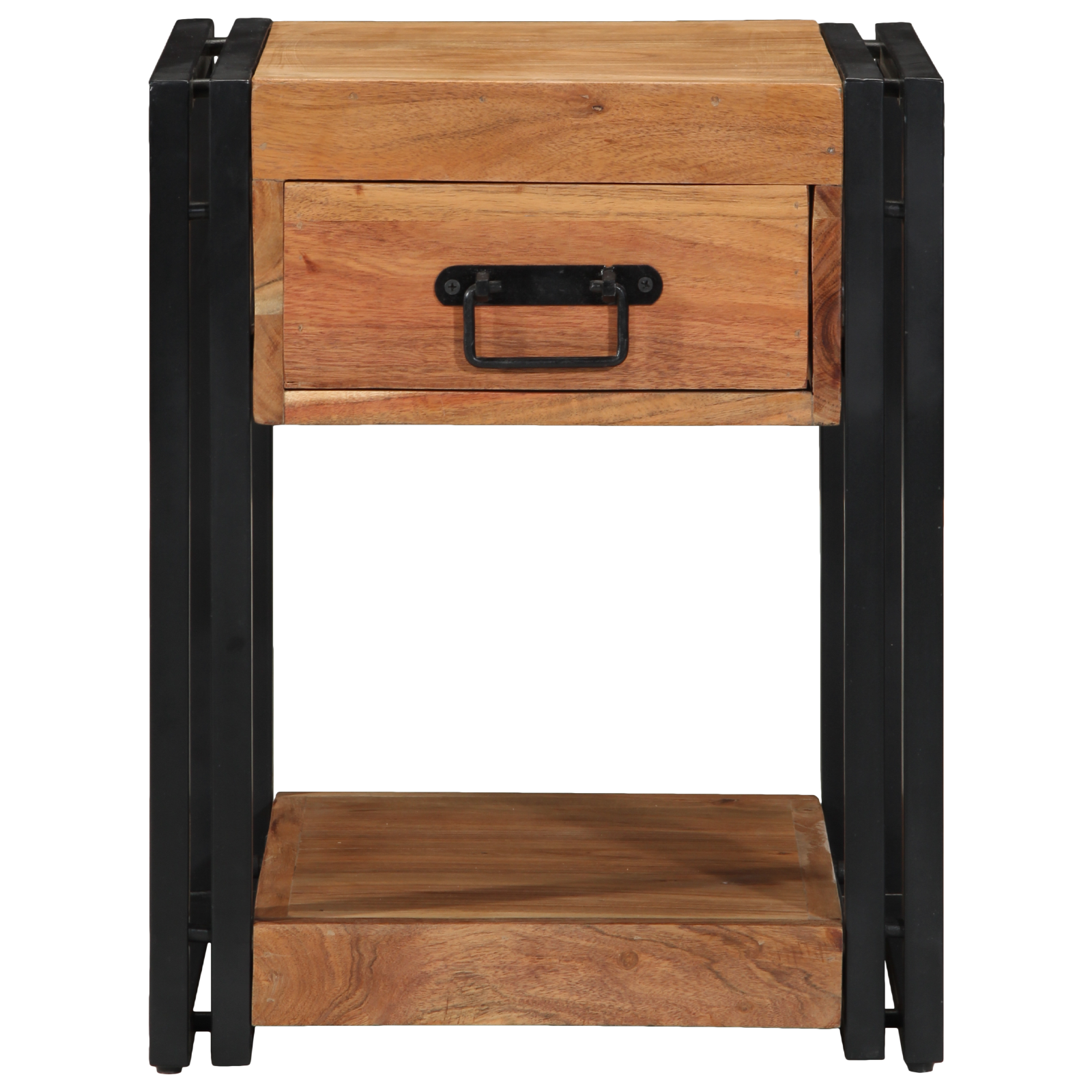 Nightstands 2 pack 40x40x50 cm Solid Acacia Wood - Image 7