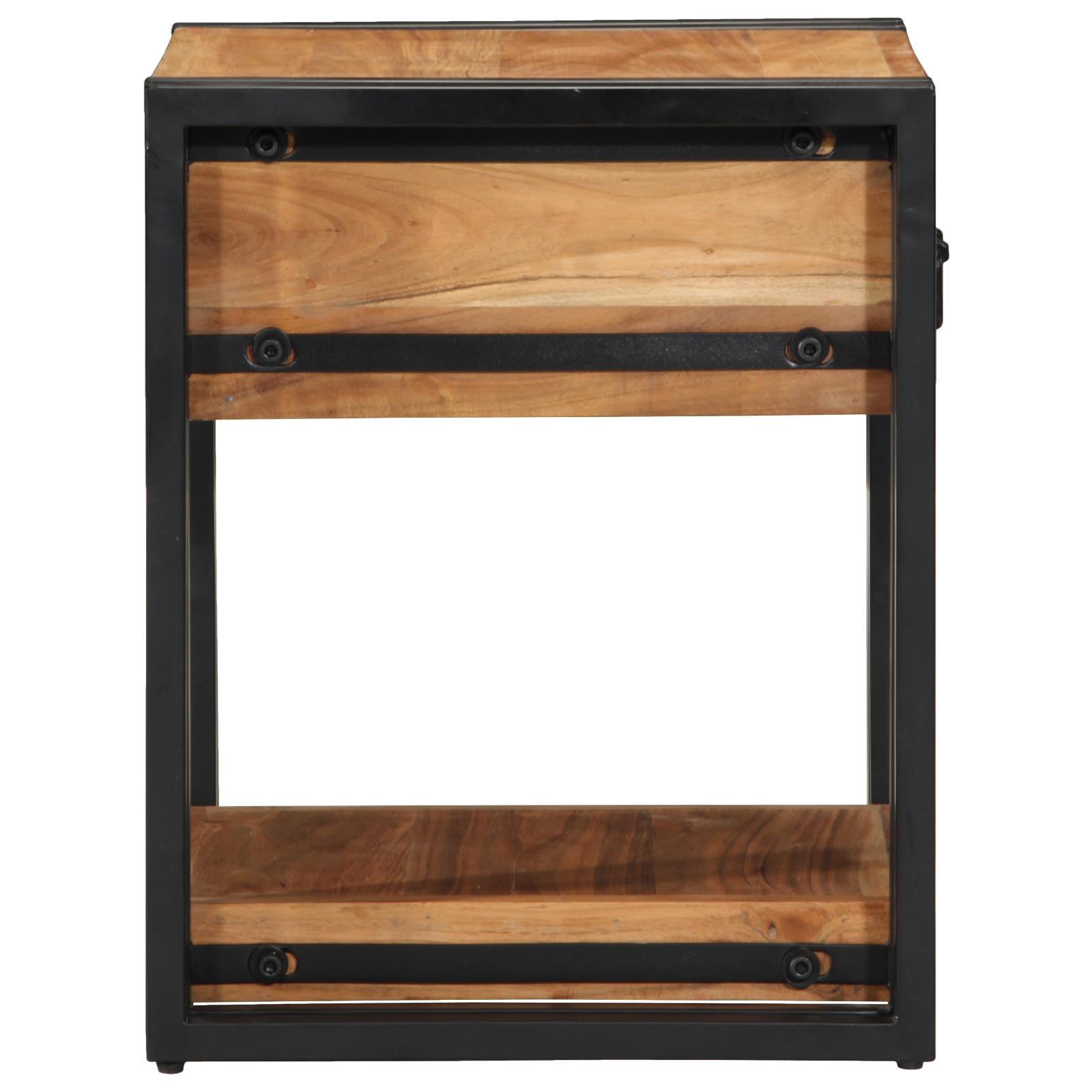 Nightstands 2 pack 40x40x50 cm Solid Acacia Wood - Image 8