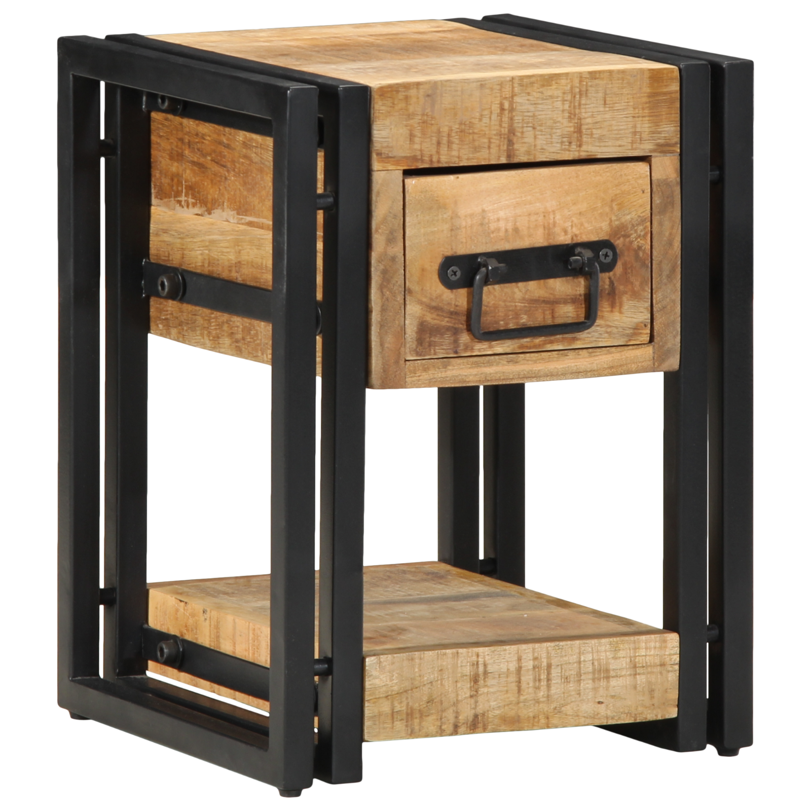 Nightstands 2 pcs 40x40x40 cm Solid Mango Wood - Image 4