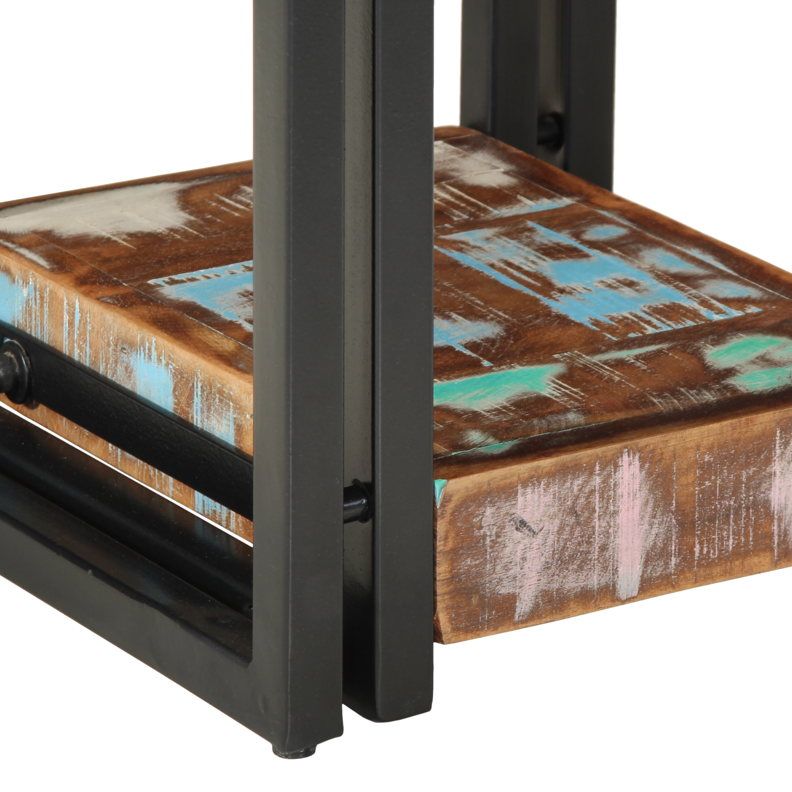 Nightstand 40x40x40 cm Made from Reclaimed Solid Wood - Image 10