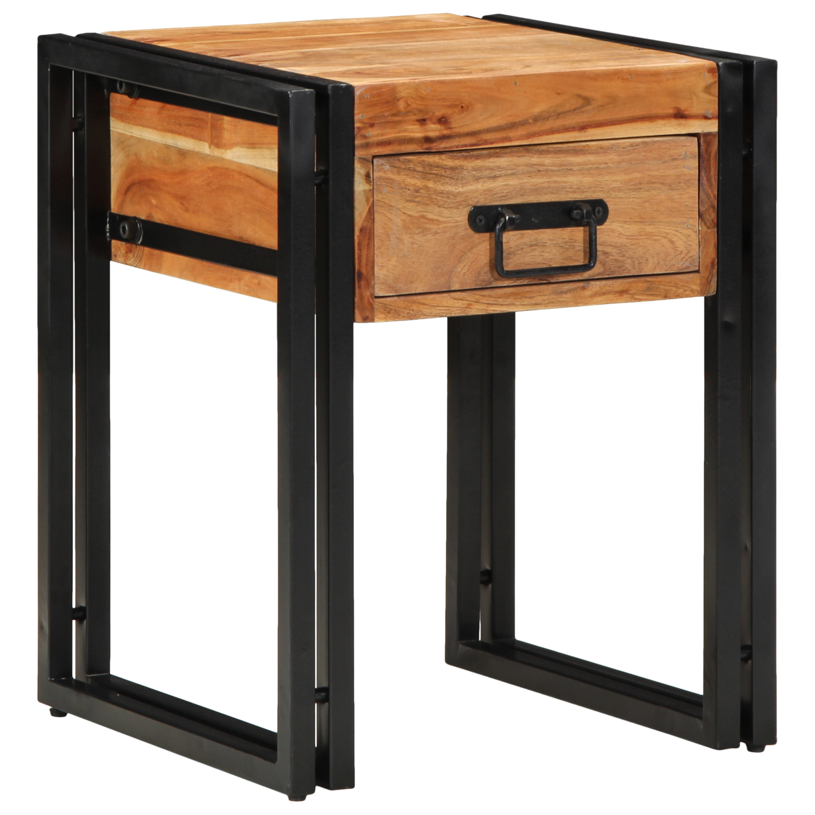 Side Table 40x40x50 cm Solid Wood Acacia - Image 2