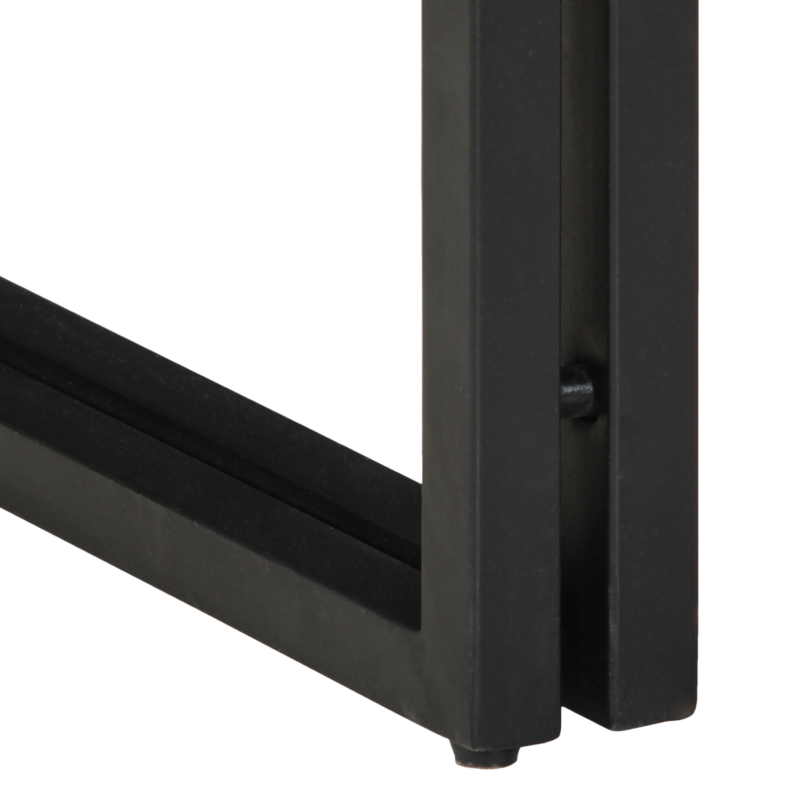 End Table with Drawer Black 30x30x40 cm Solid Mango Wood - Image 10