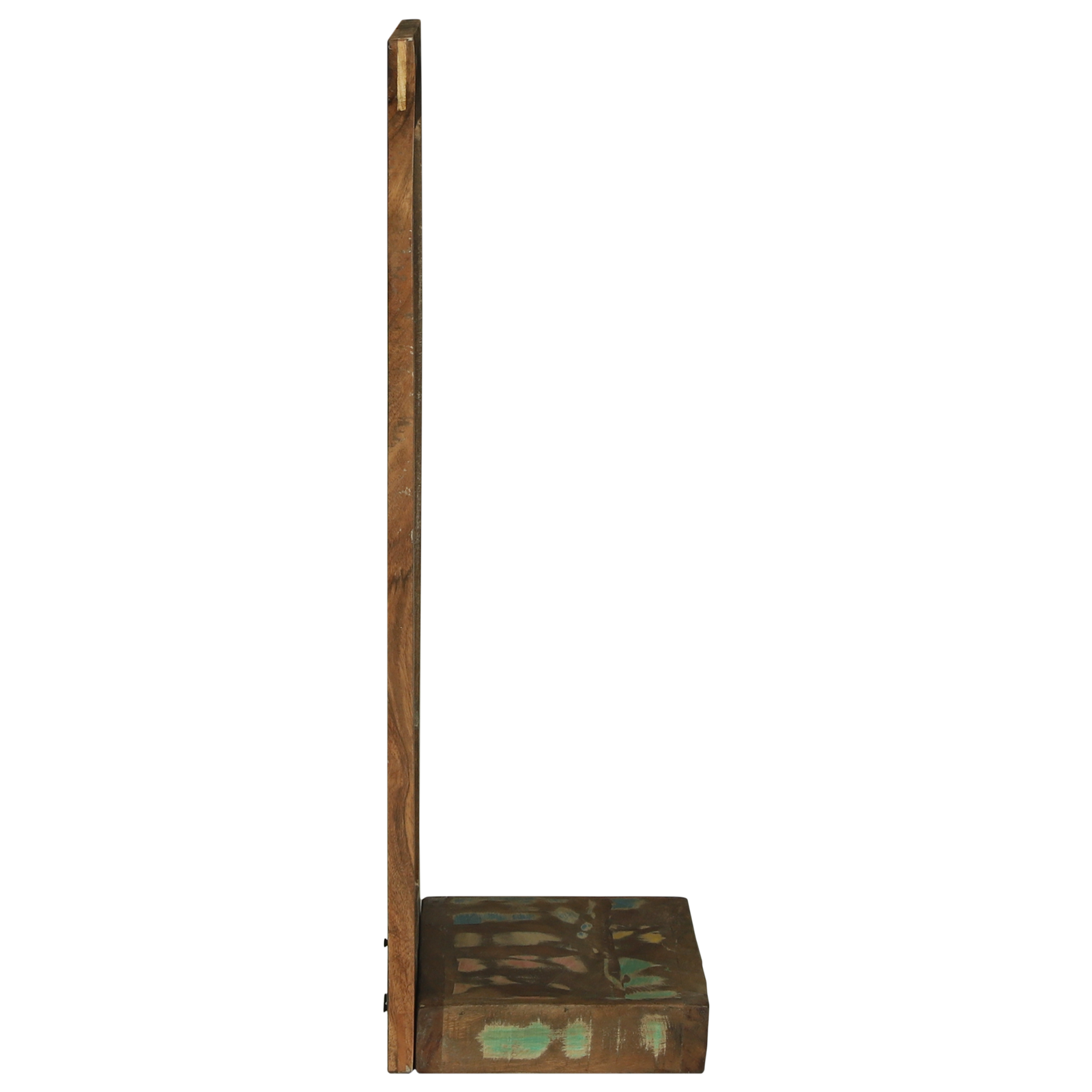 Kopalniško ogledalo 50x22x70 cm trden les recikliran - slika 5