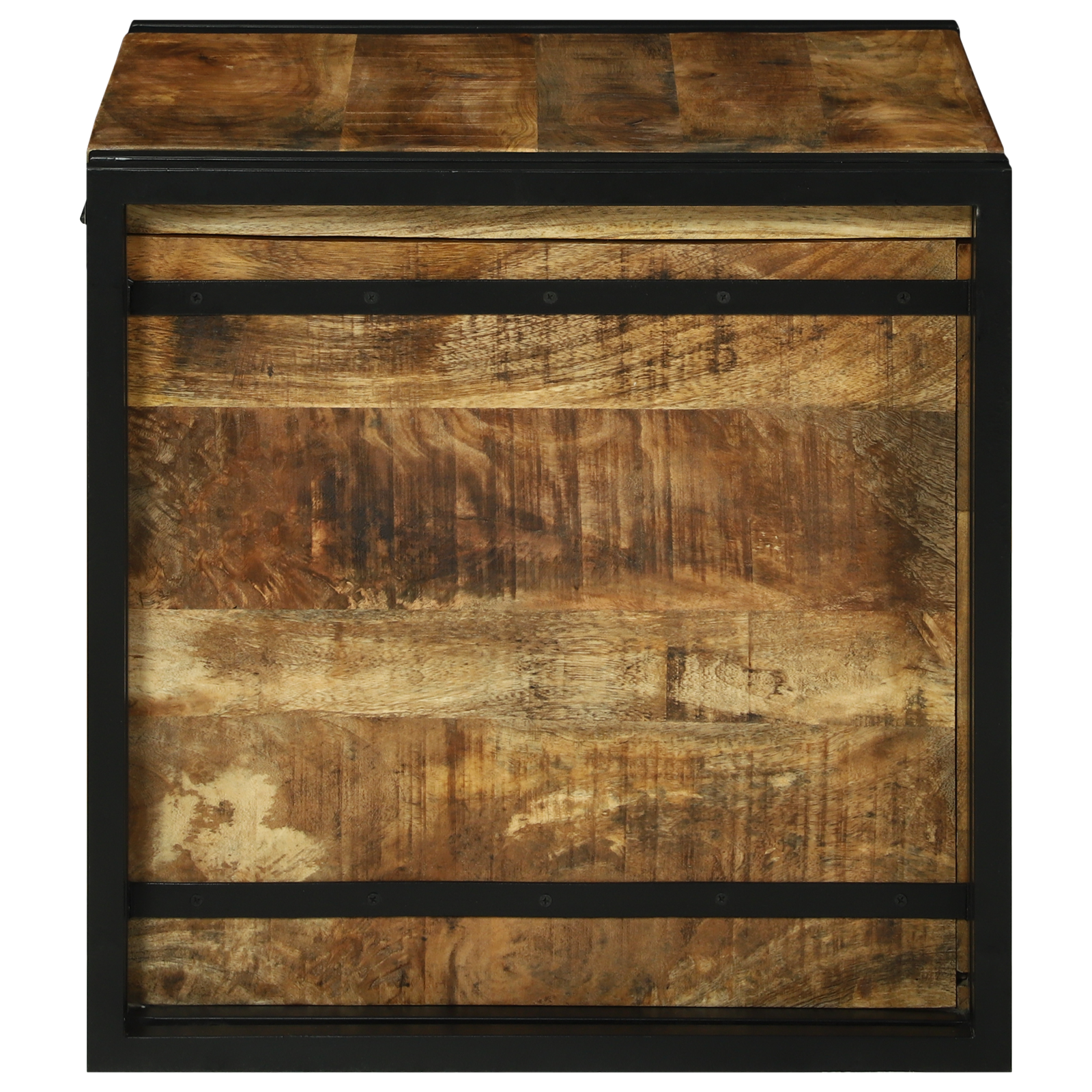 Storage Box 50x50x50 cm Solid Rough Wood Mango - Image 6