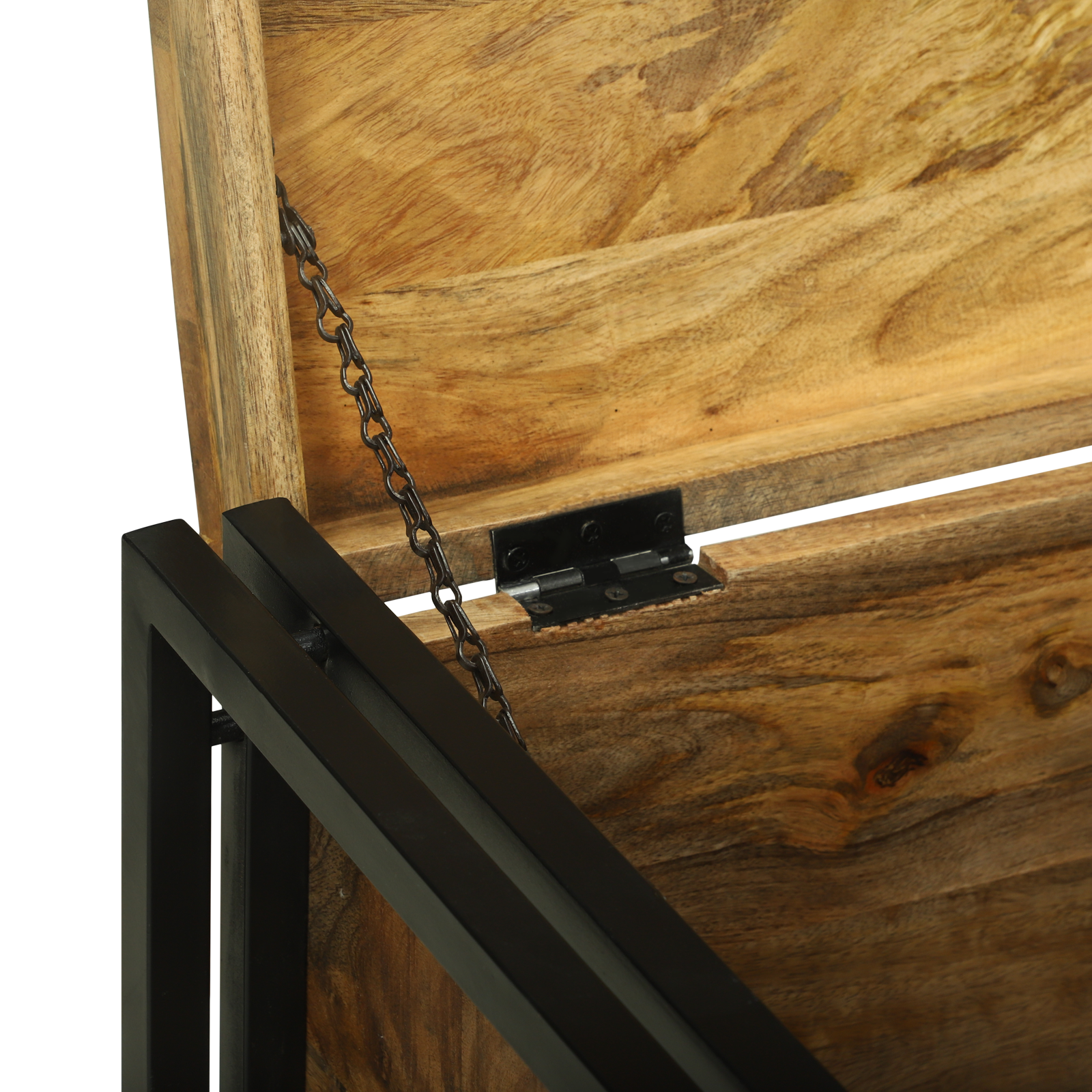 Storage Box 80x50x50 cm Solid Rough Wood Mango - Image 9