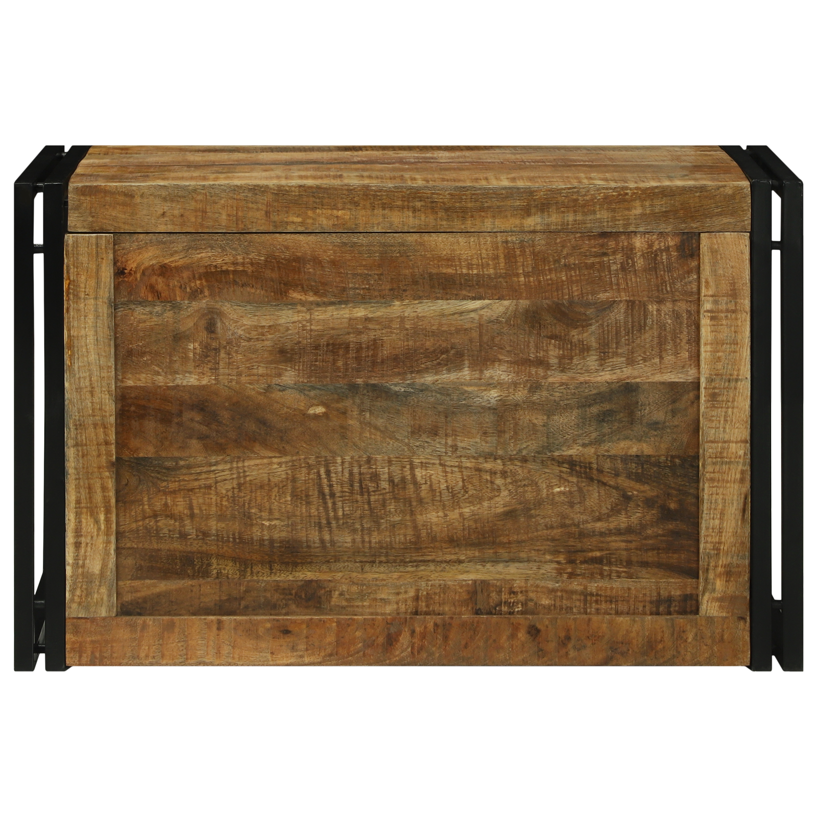 Storage Box 80x50x50 cm Solid Rough Wood Mango - Image 5