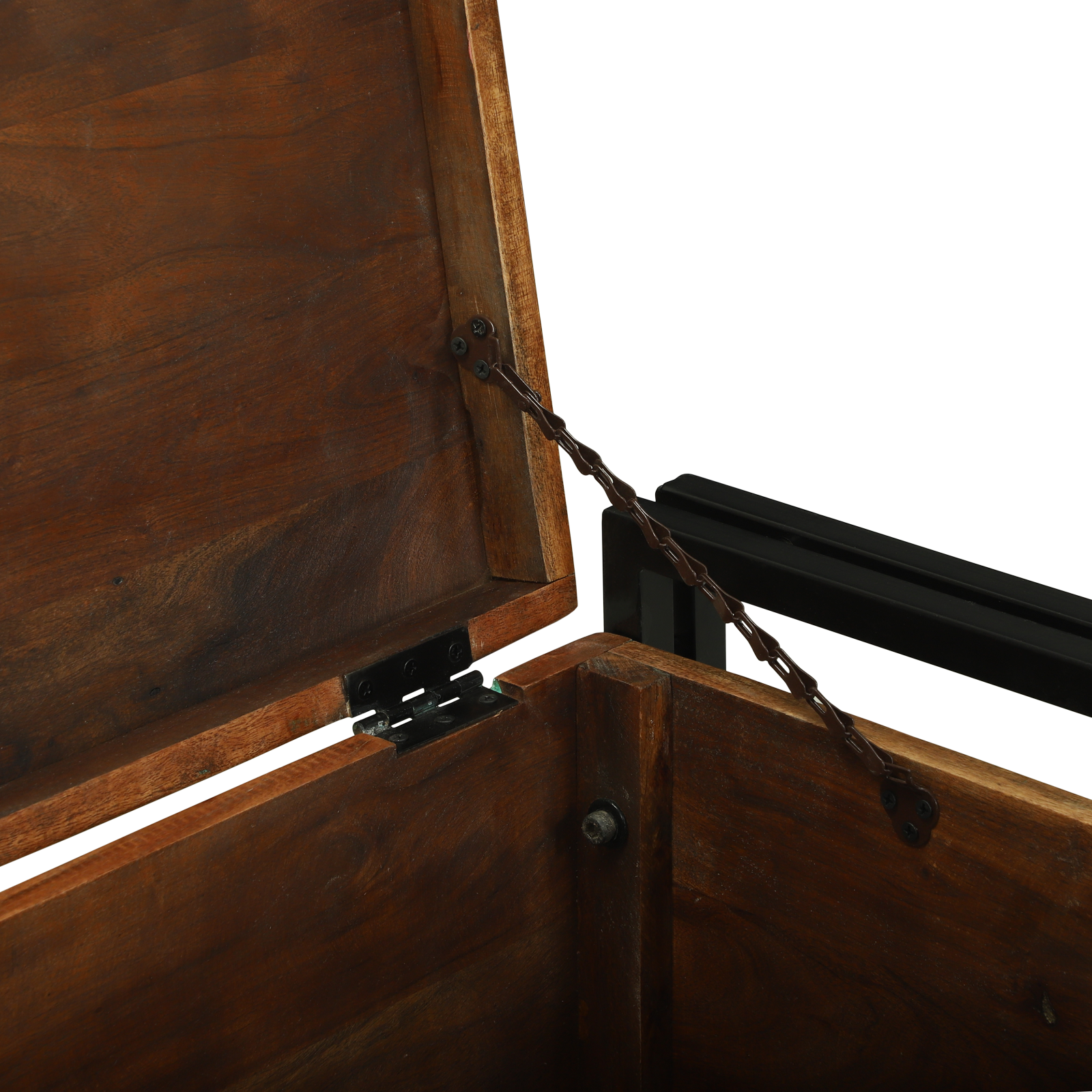 Storage Box Multicolour 80x50x50 cm Solid Wood Reclaimed - Image 9