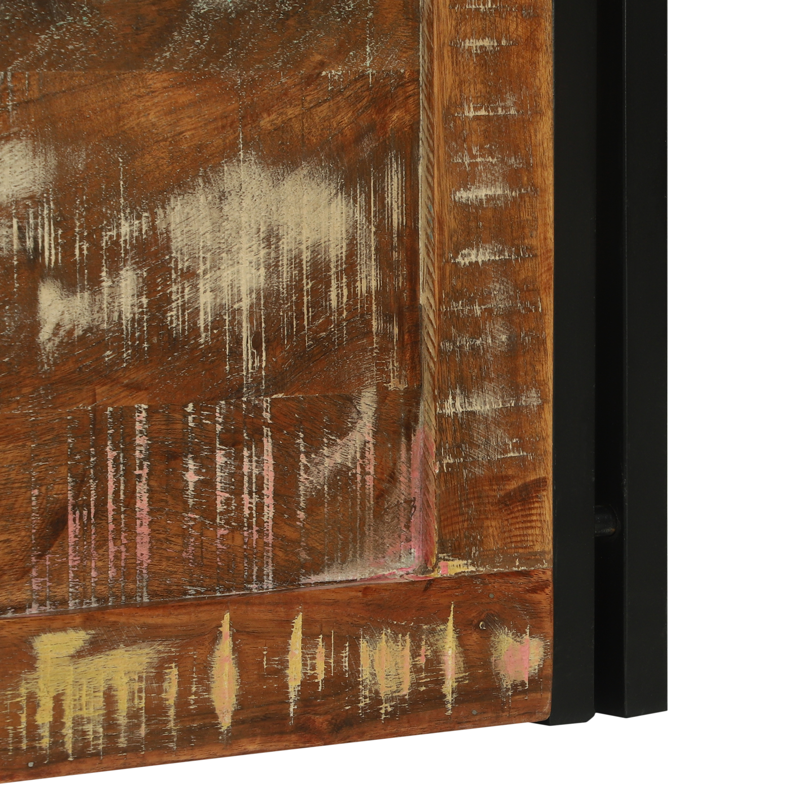 Storage Box Multicolour 80x50x50 cm Solid Wood Reclaimed - Image 10