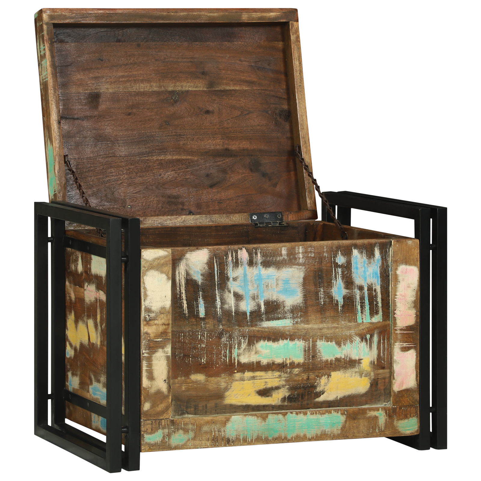 Storage Box 60x40x41 cm Solid Wood Reclaimed - Image 2