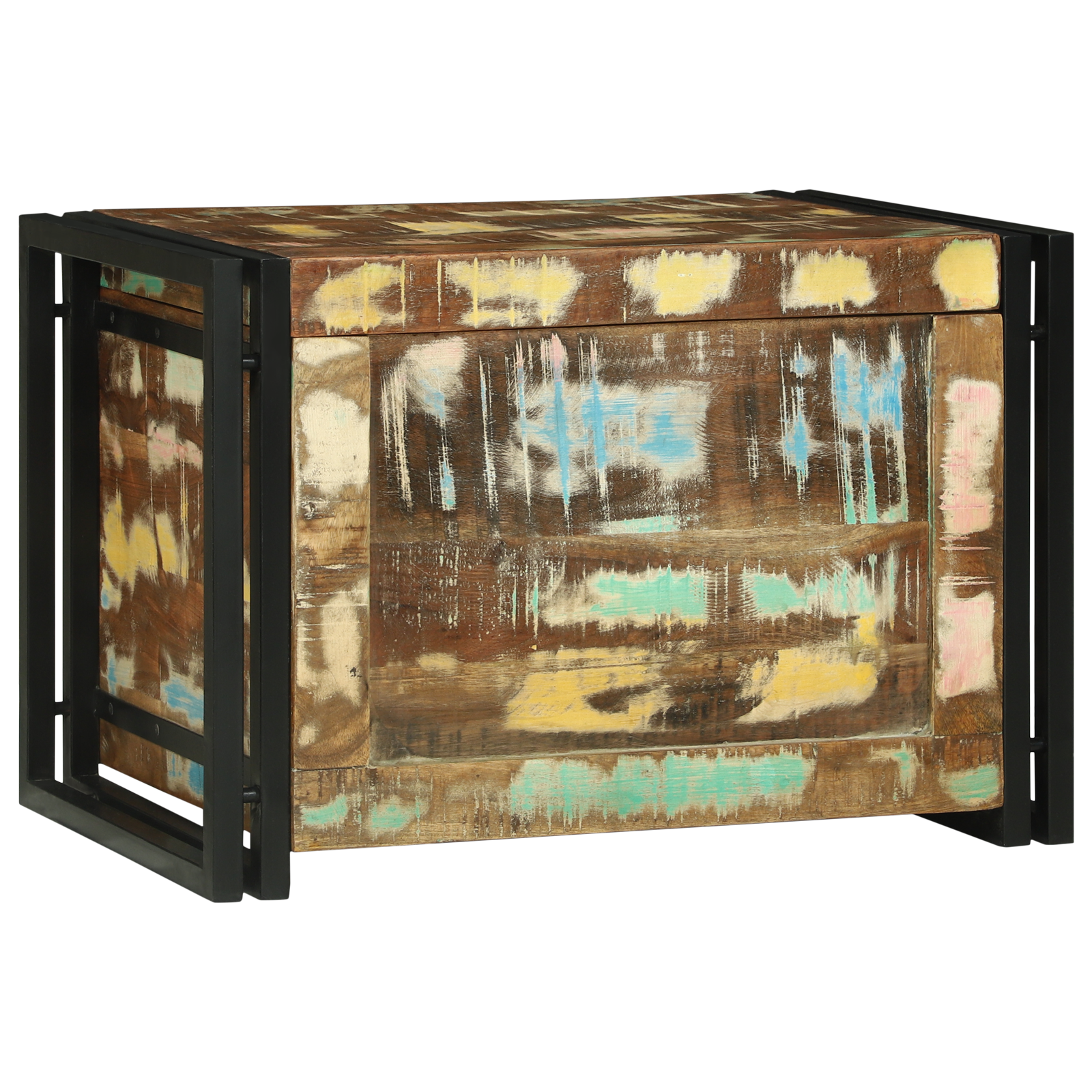 Opbergbox 60x40x41 cm van Gerecycled Massief Hout