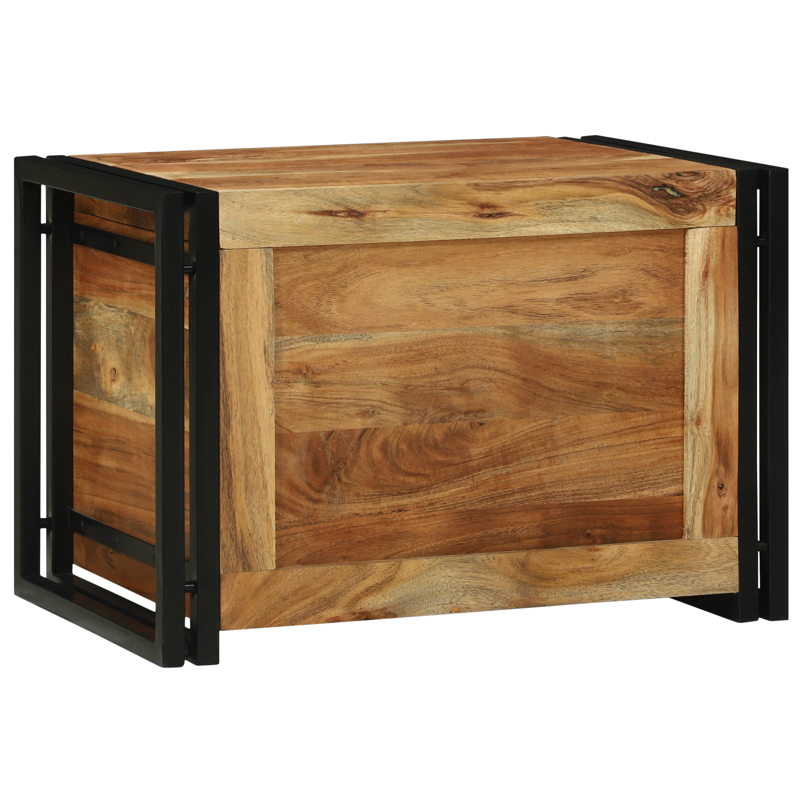 Storage Box 60x40x41 cm Solid Wood Acacia - Image 4