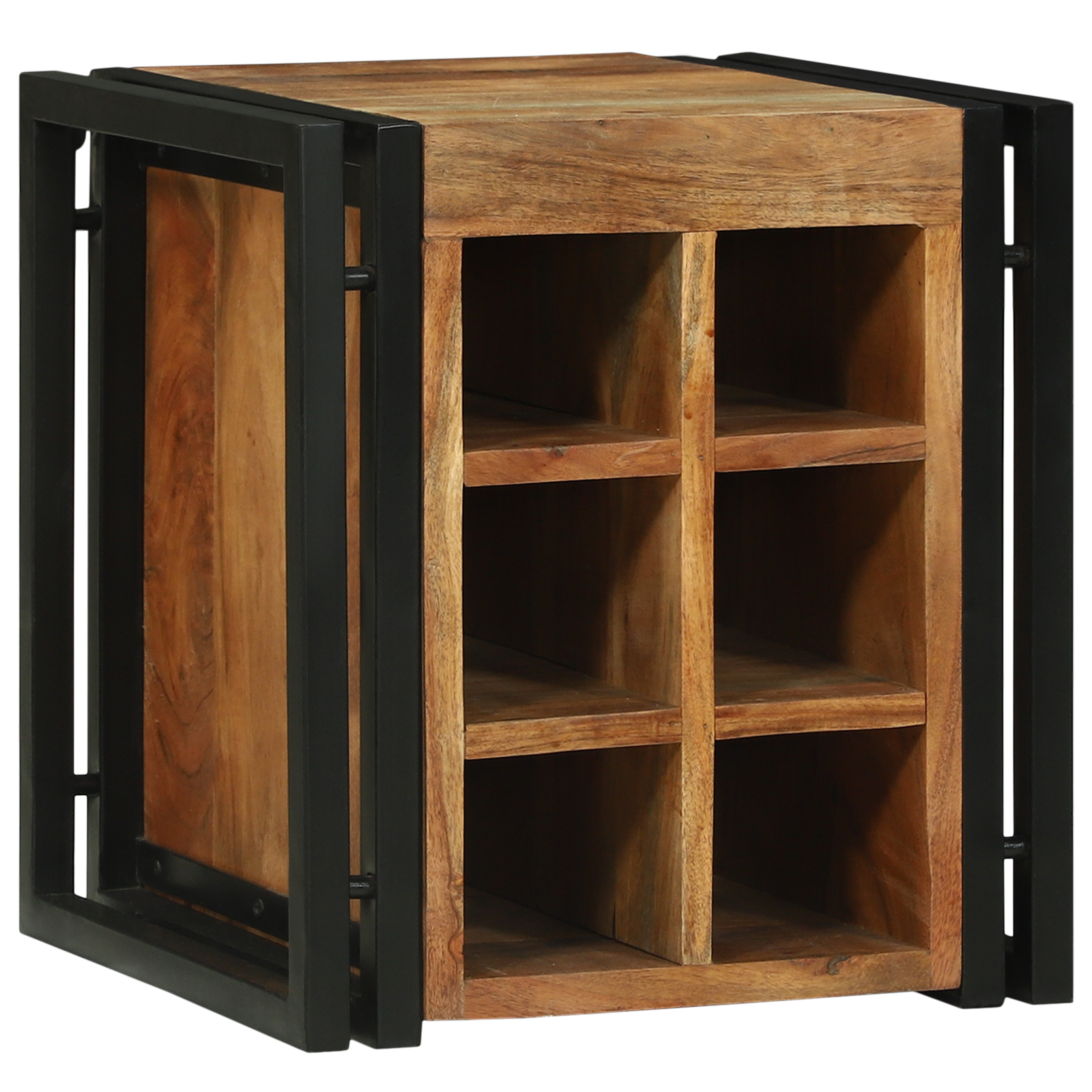 Wine Rack 34.5x35x39 cm Solid Wood Acacia - Image 2