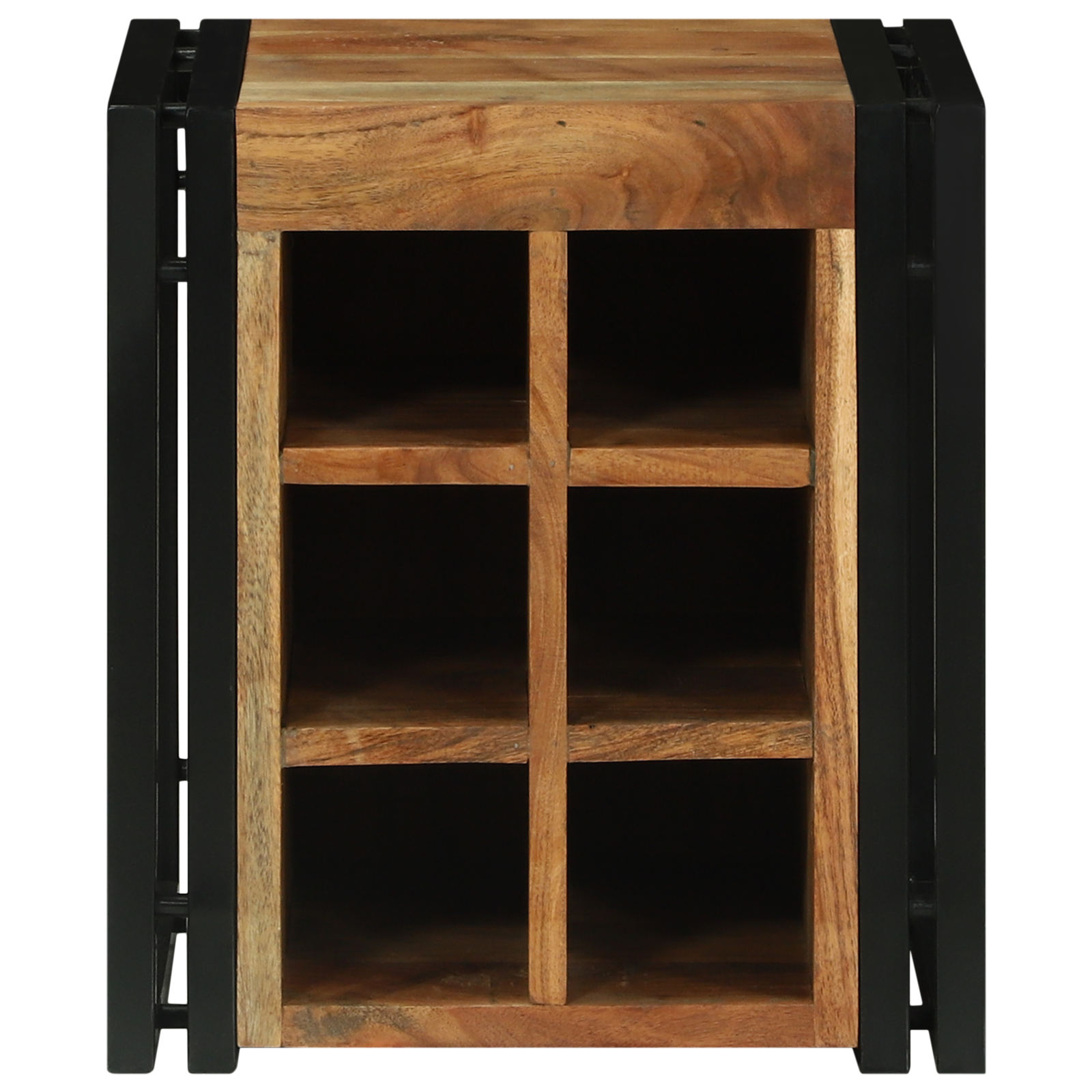 Wine Rack 34.5x35x39 cm Solid Wood Acacia - Image 4