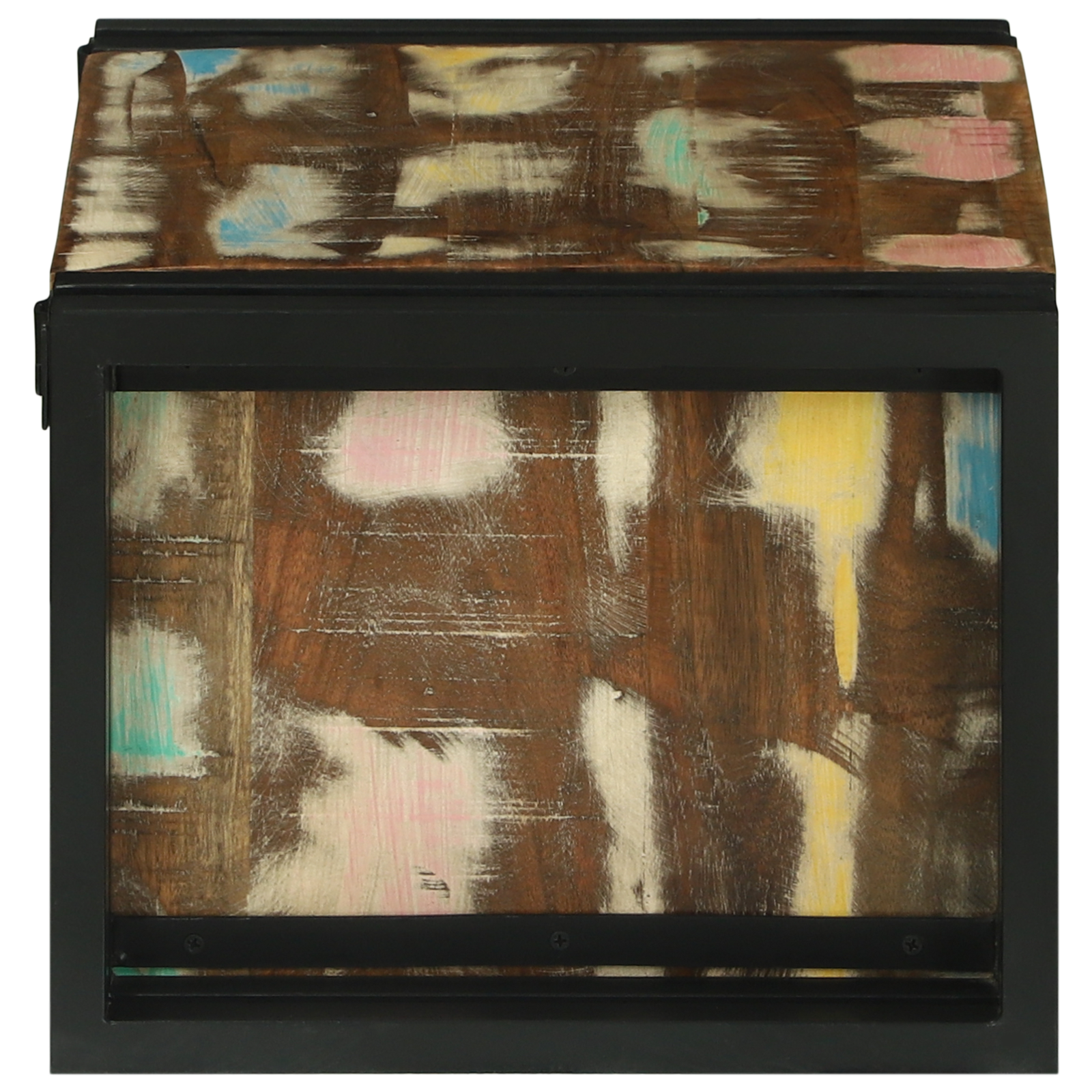 Vyno laikiklis 46x35x27.5 cm Tvirtas antrinis medis - Image 5
