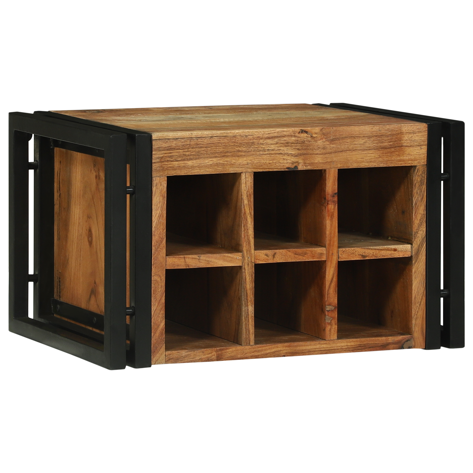 Thumbnail - vidaXL Weinregal 46x35x27,5 cm Massivholz Akazie