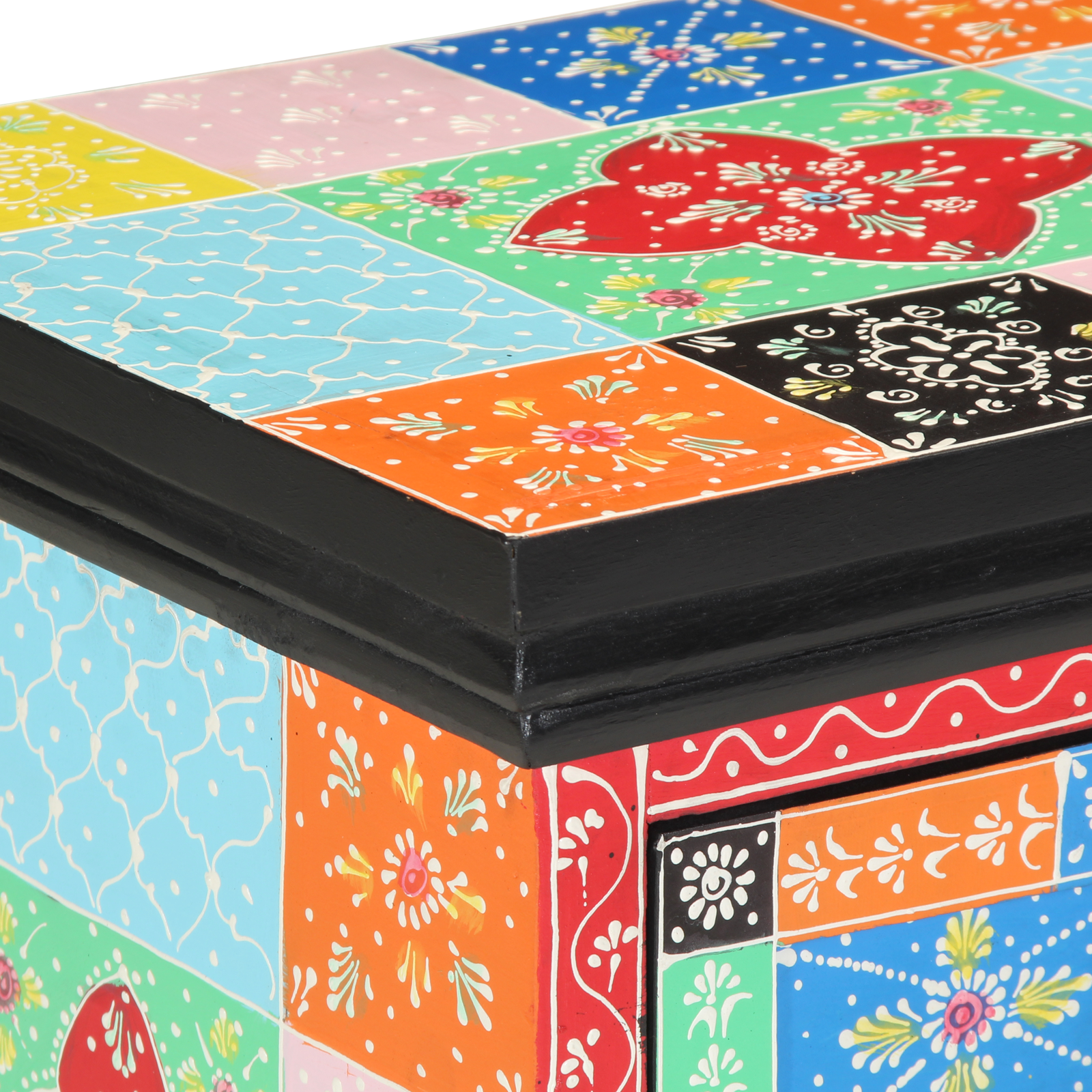 Bedside Cabinet Multicolour 40x35x45 cm Engineered Wood - Image 7