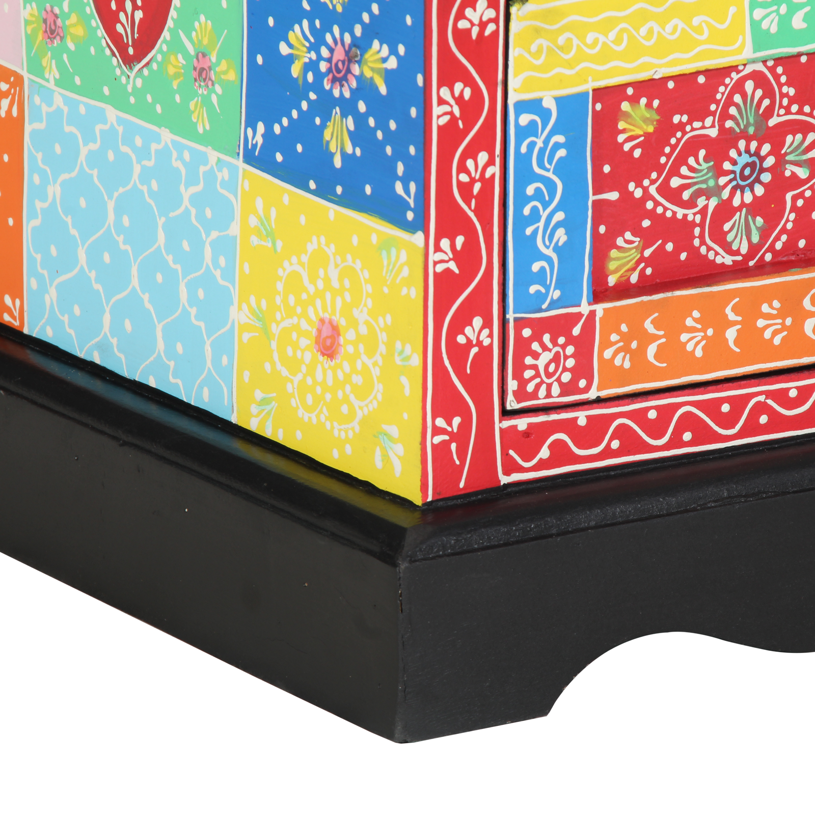 Bedside Cabinet Multicolour 40x35x45 cm Engineered Wood - Image 8