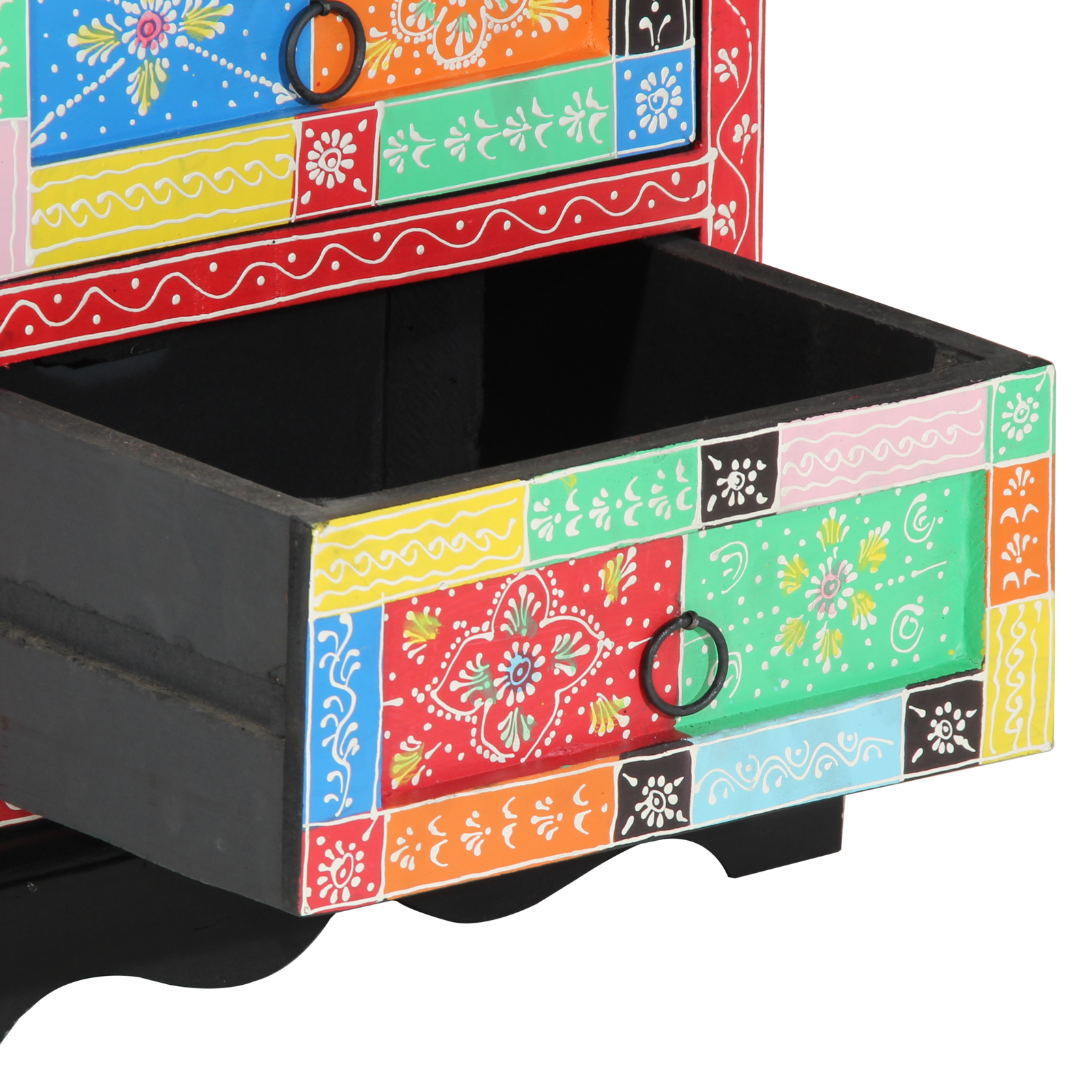 Bedside Cabinet Multicolour 40x35x45 cm Engineered Wood - Image 9