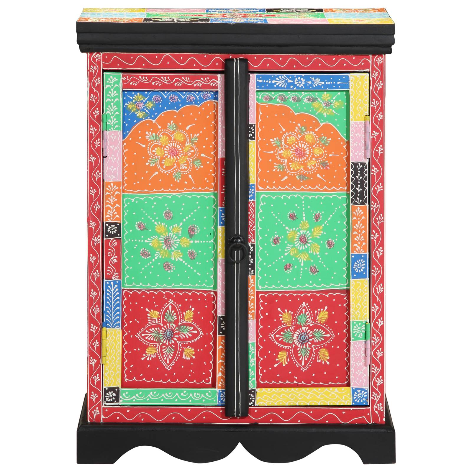 Konsolinis staliukas, įvairių spalvų, 50x30x75 cm, iš kietos mangų medienos - Image 2