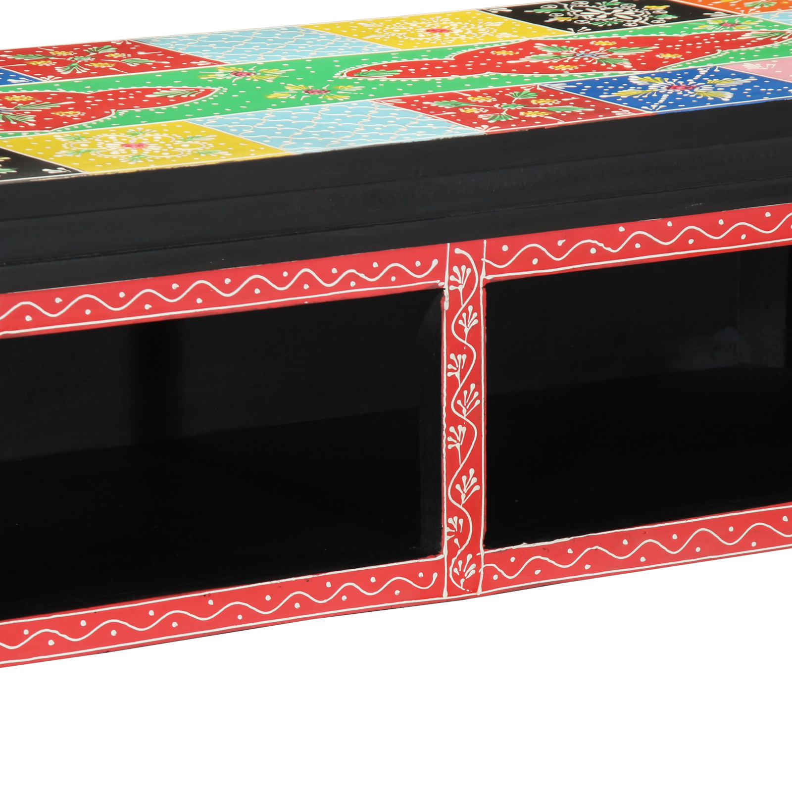TV Cabinet Wall Mounted Multicolour 80x30x22 cm Engineered Wood - Image 7