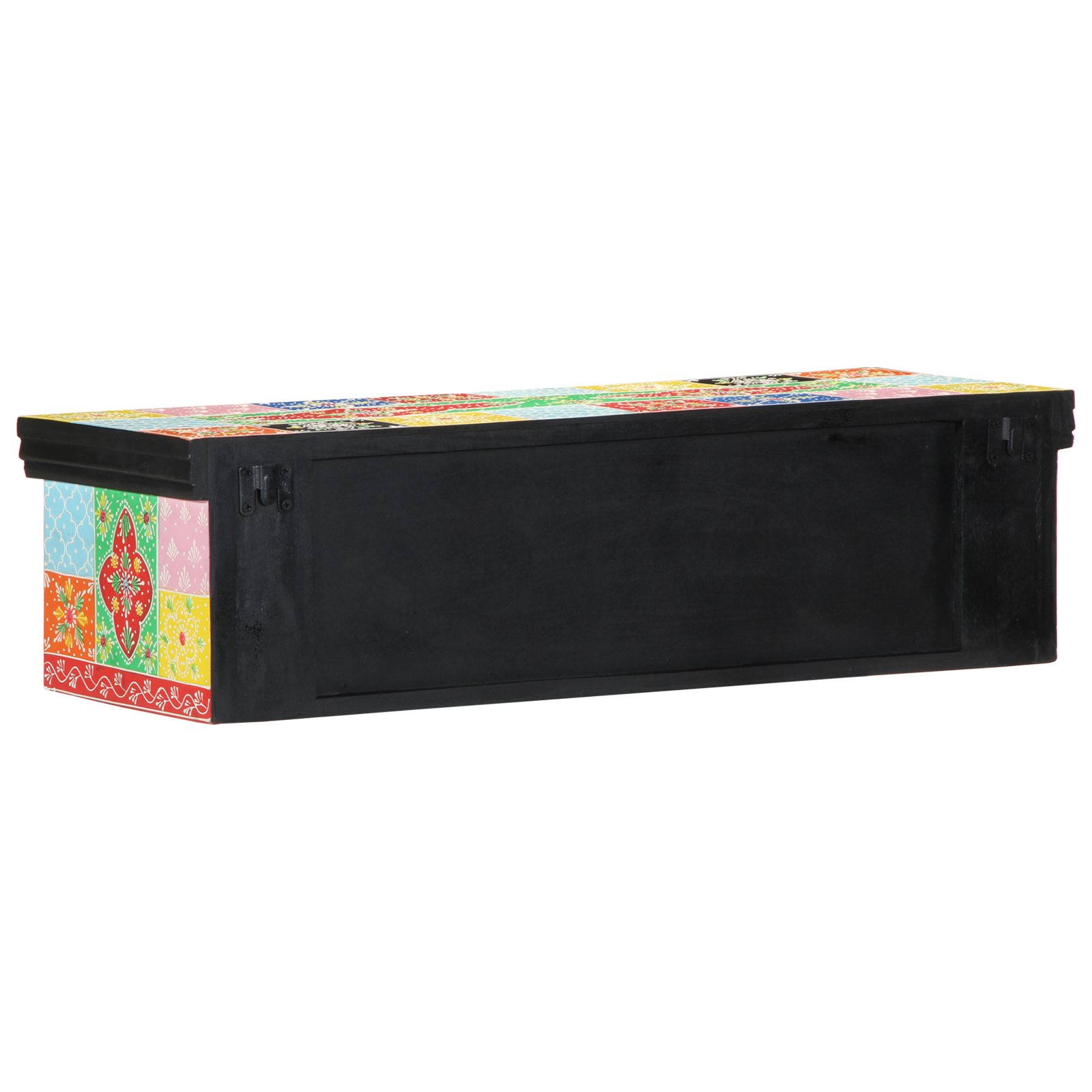 TV Cabinet Wall Mounted Multicolour 80x30x22 cm Engineered Wood - Image 3