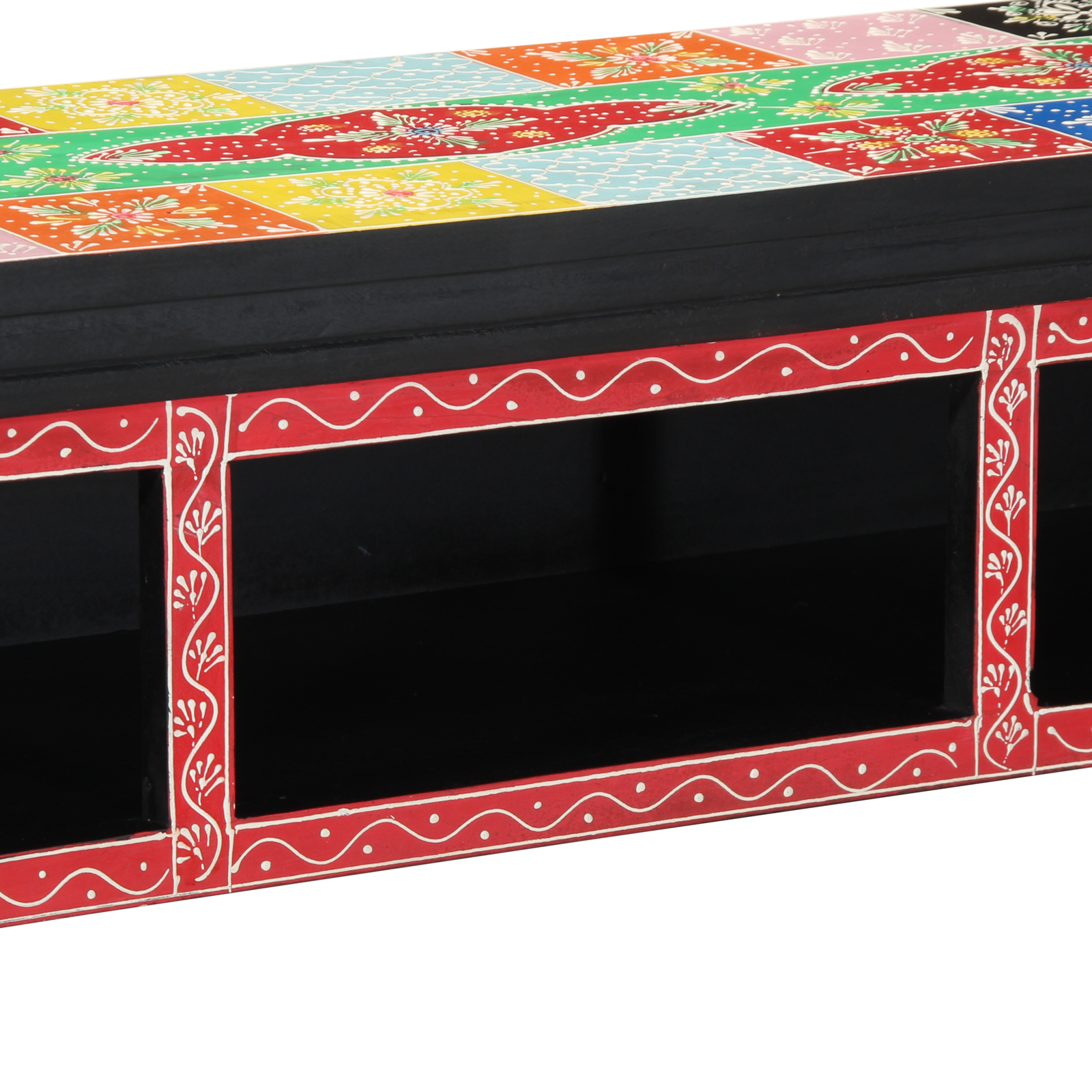 TV Cabinet Wall Mounted Multicolour 100x30x22cm Engineered Wood - Image 7