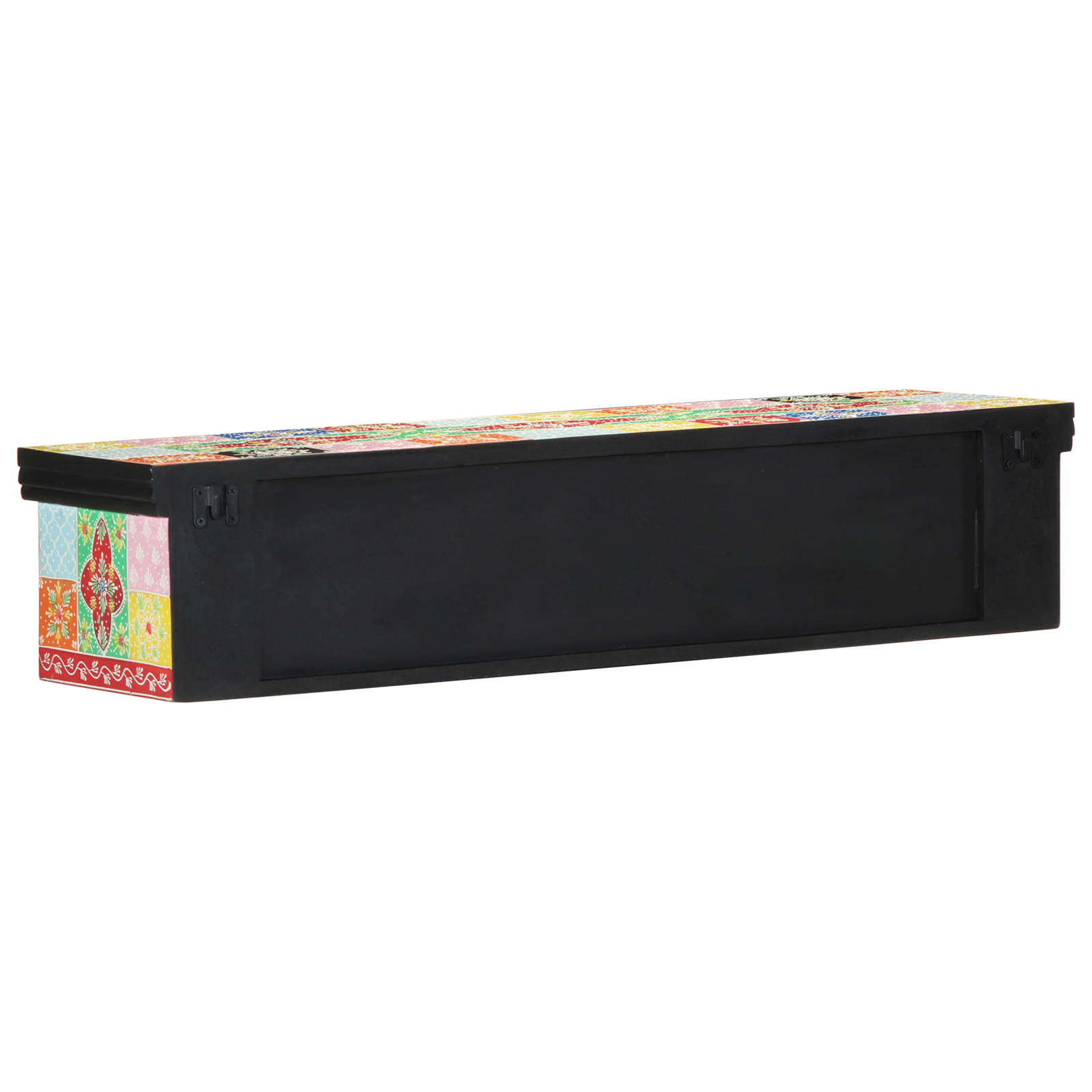 TV Cabinet Wall Mounted Multicolour 100x30x22cm Engineered Wood - Image 3