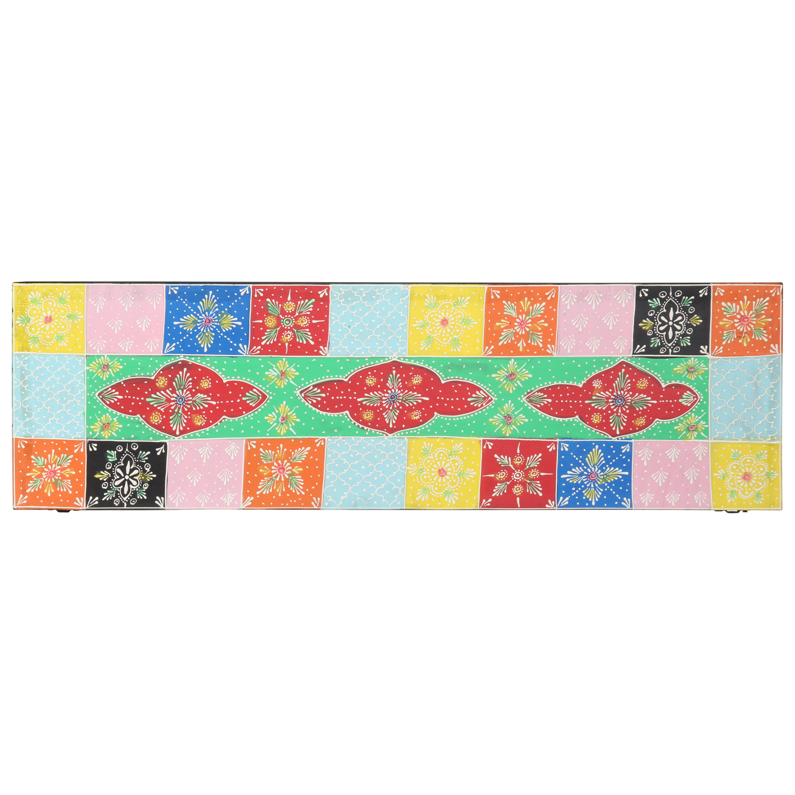 TV Cabinet Wall Mounted Multicolour 100x30x22cm Engineered Wood - Image 4