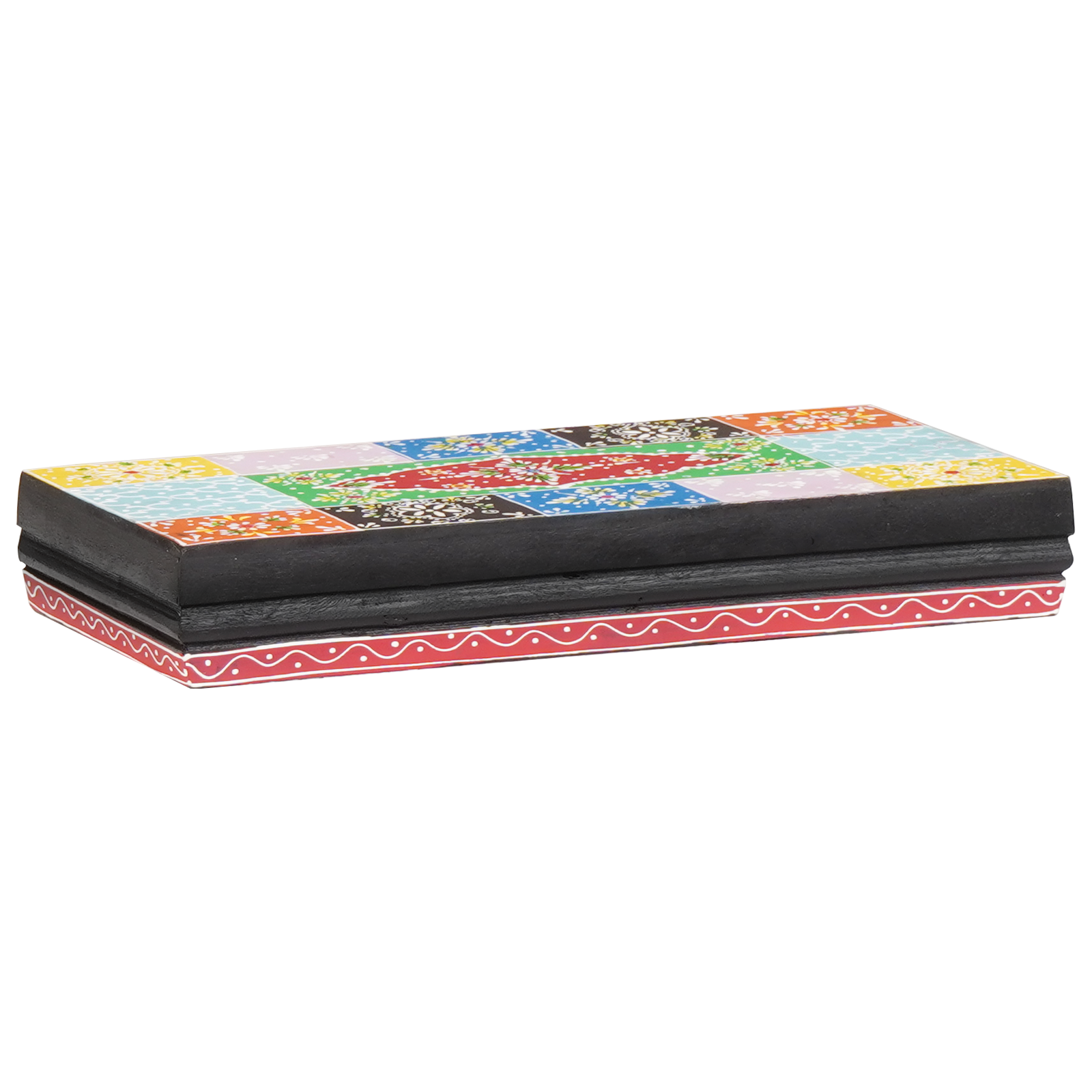 Wandplanken 2 stuks 40x20x6 cm van Massief Mango Hout