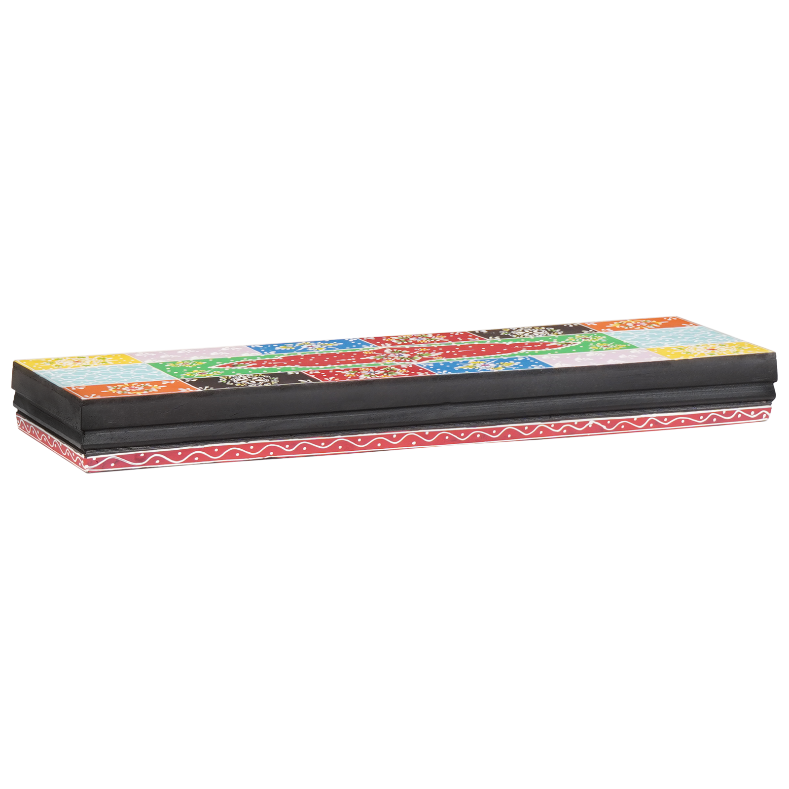 Wandplanken 2 stuks 60x20x6 cm Massief Mangohout