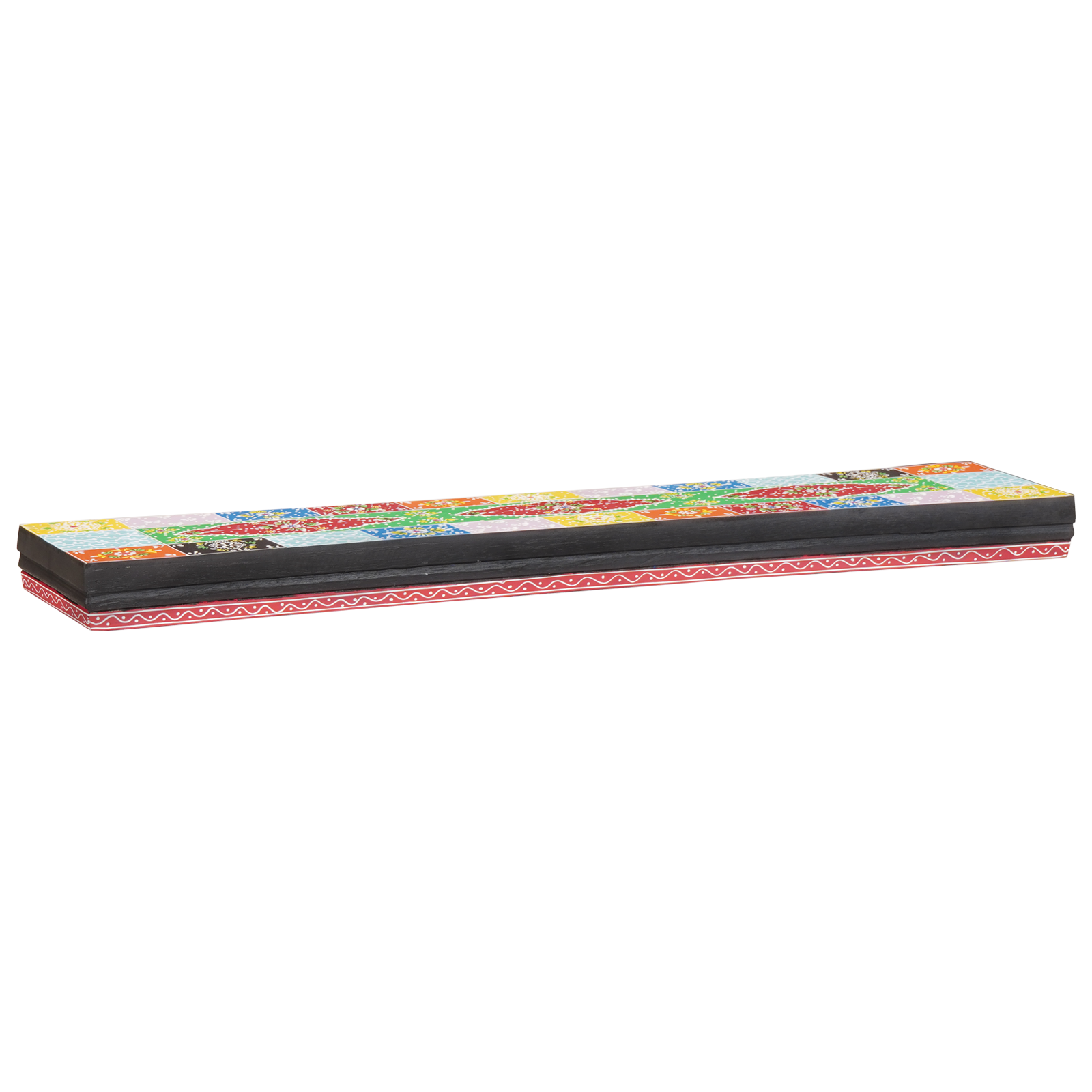 sieninės lentynos 2 vnt 100x20x6 cm kietos mango medienos