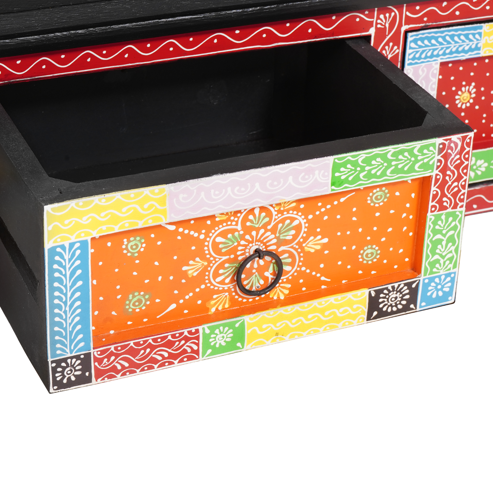 Wall-mounted TV Cabinet 100x30x24 cm Solid Wood Rough Mango - Image 9