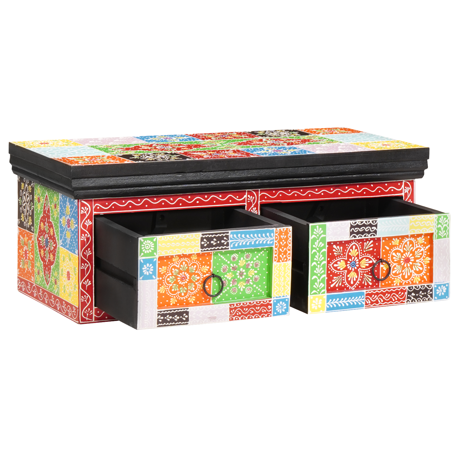 Wandtelevisiekast 60x30x24 cm Massief Hout Ruw Mango