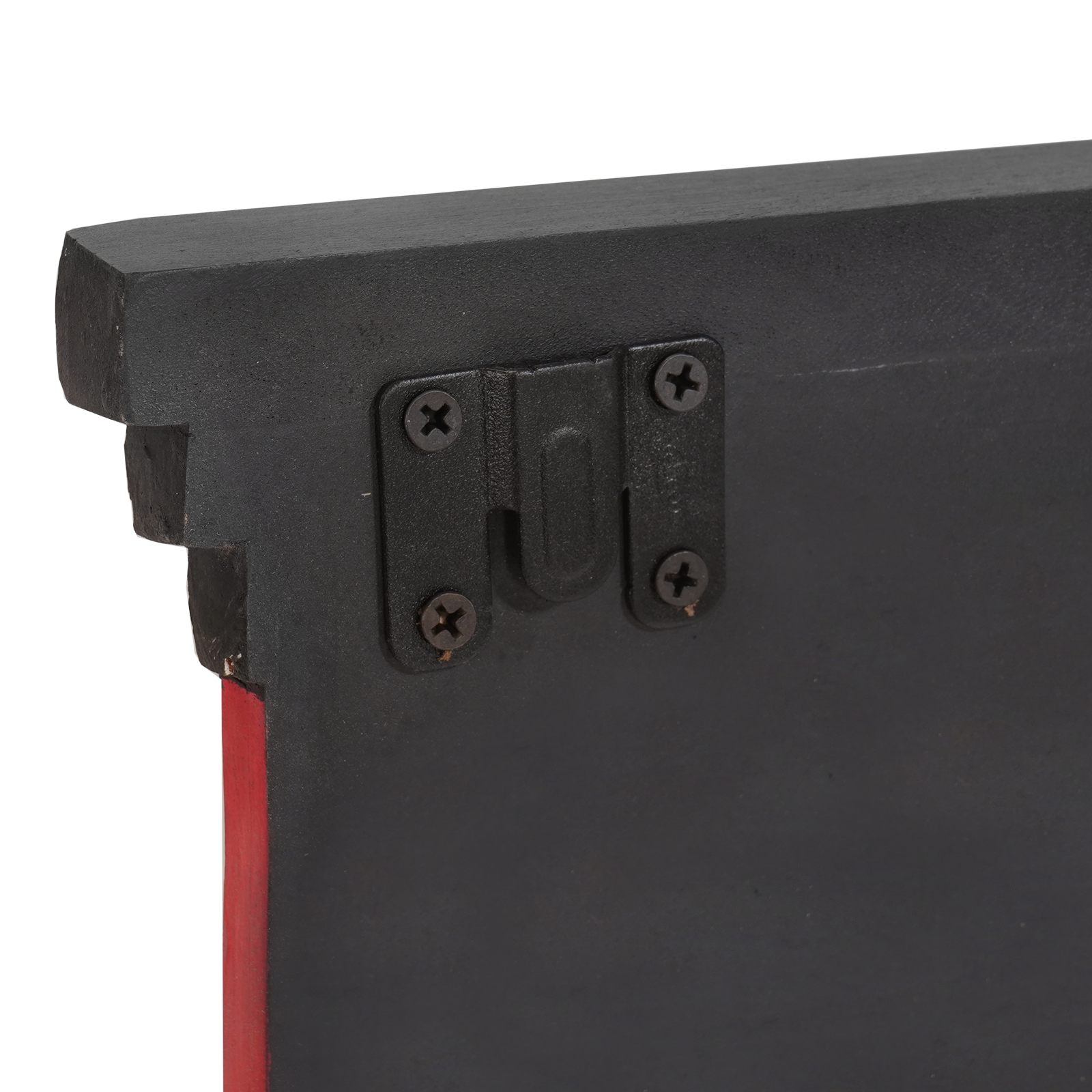 Wall-mounted Coat Rack with 4 Hooks 80x25x2 cm Solid Wood Mango & Engineered Wood - Image 6