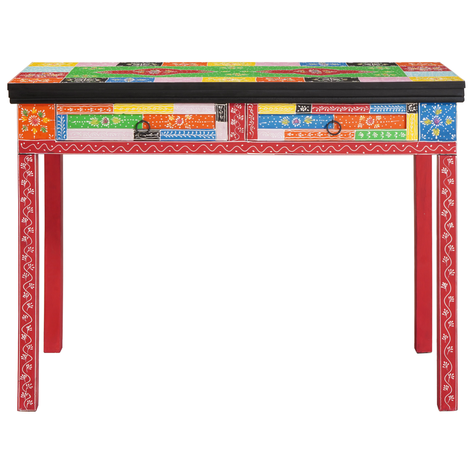 Desk 100x50x75 cm Solid Mango Wood - Image 2