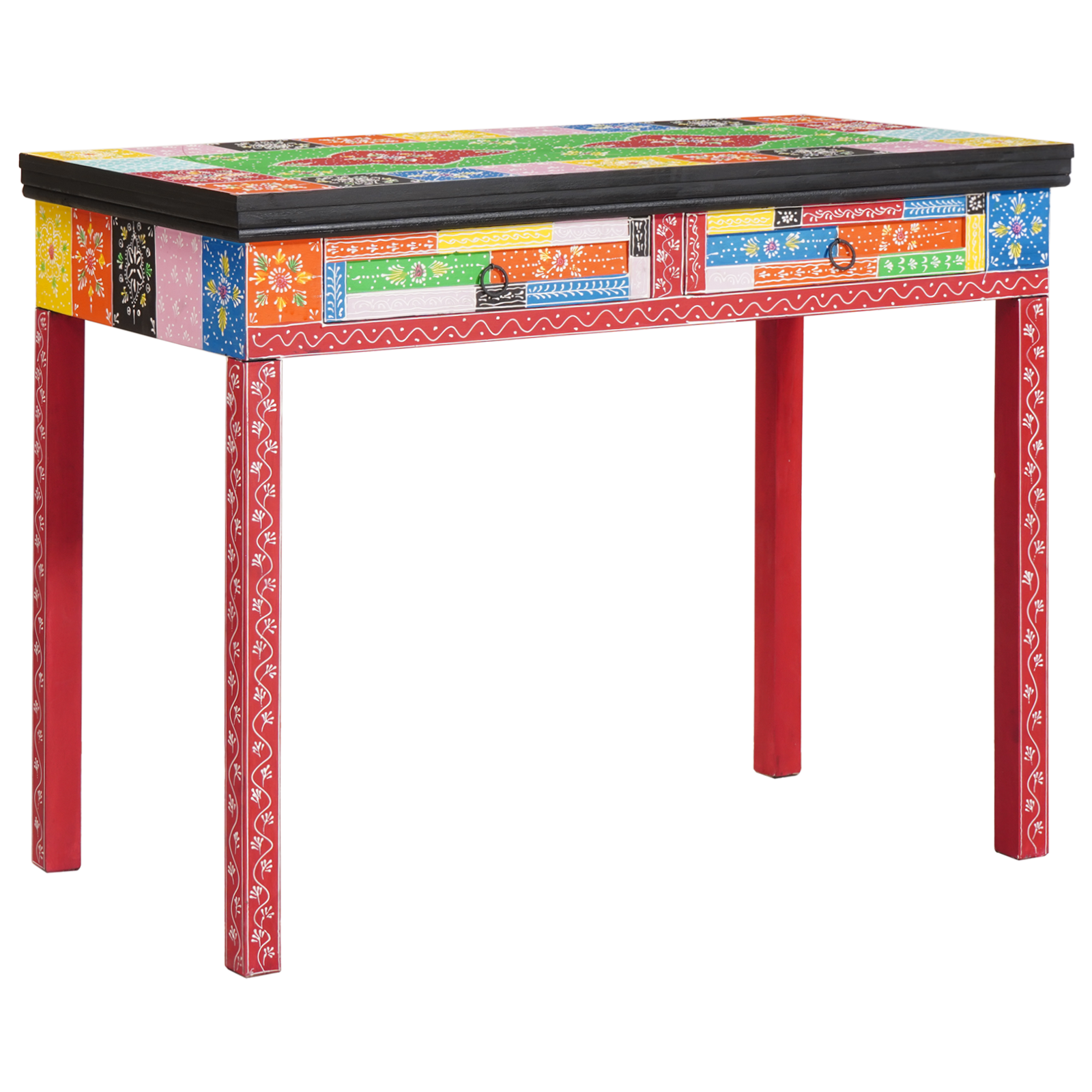 Desk 100x50x75 cm Solid Mango Wood - Image 6