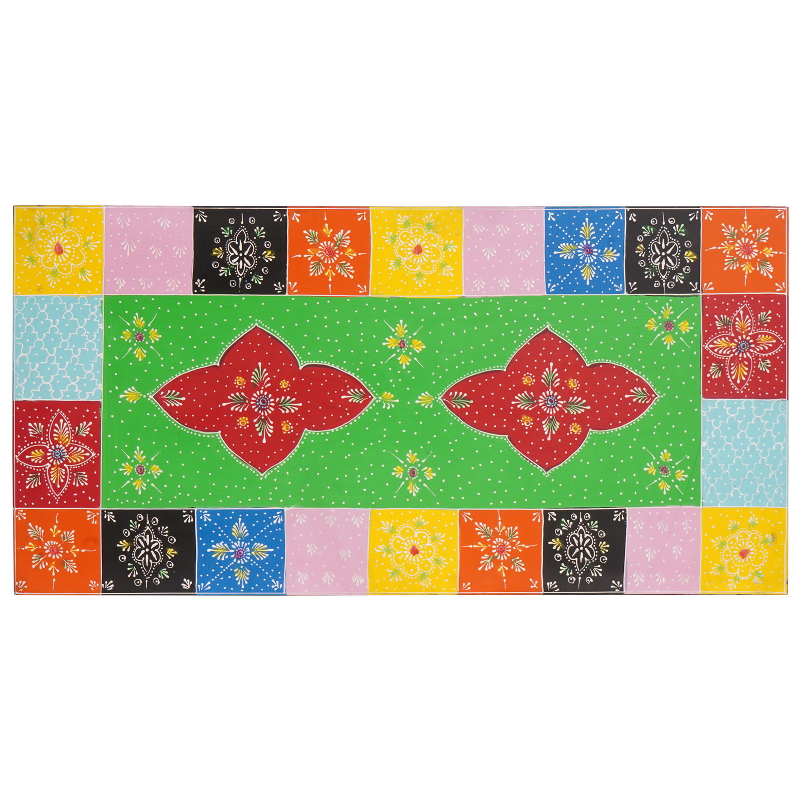 Desk 100x50x75 cm Solid Mango Wood - Image 5