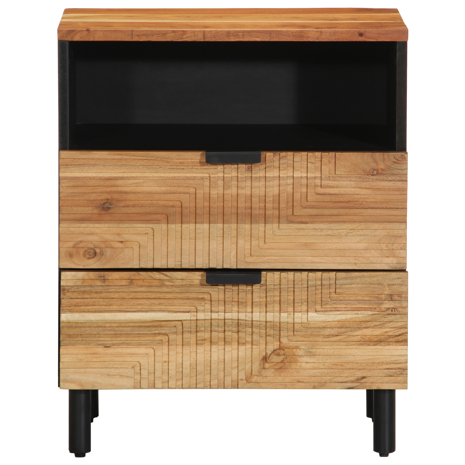 Bedside Cabinet 50x33x62 cm Solid Wood Acacia - Image 4
