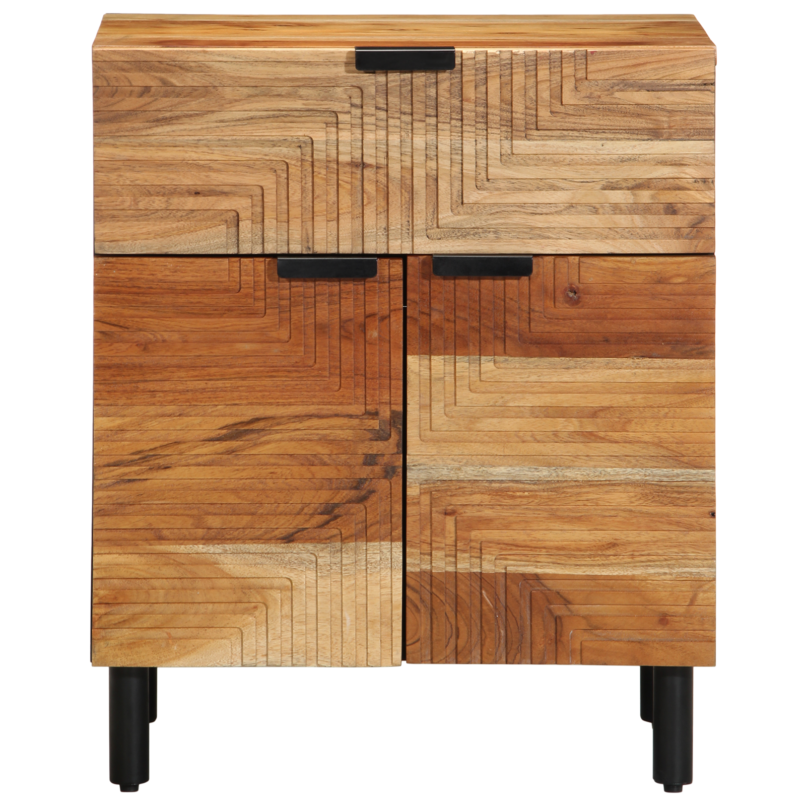 Bedside Cabinet 50x33x60 cm Solid Wood Acacia - Image 4